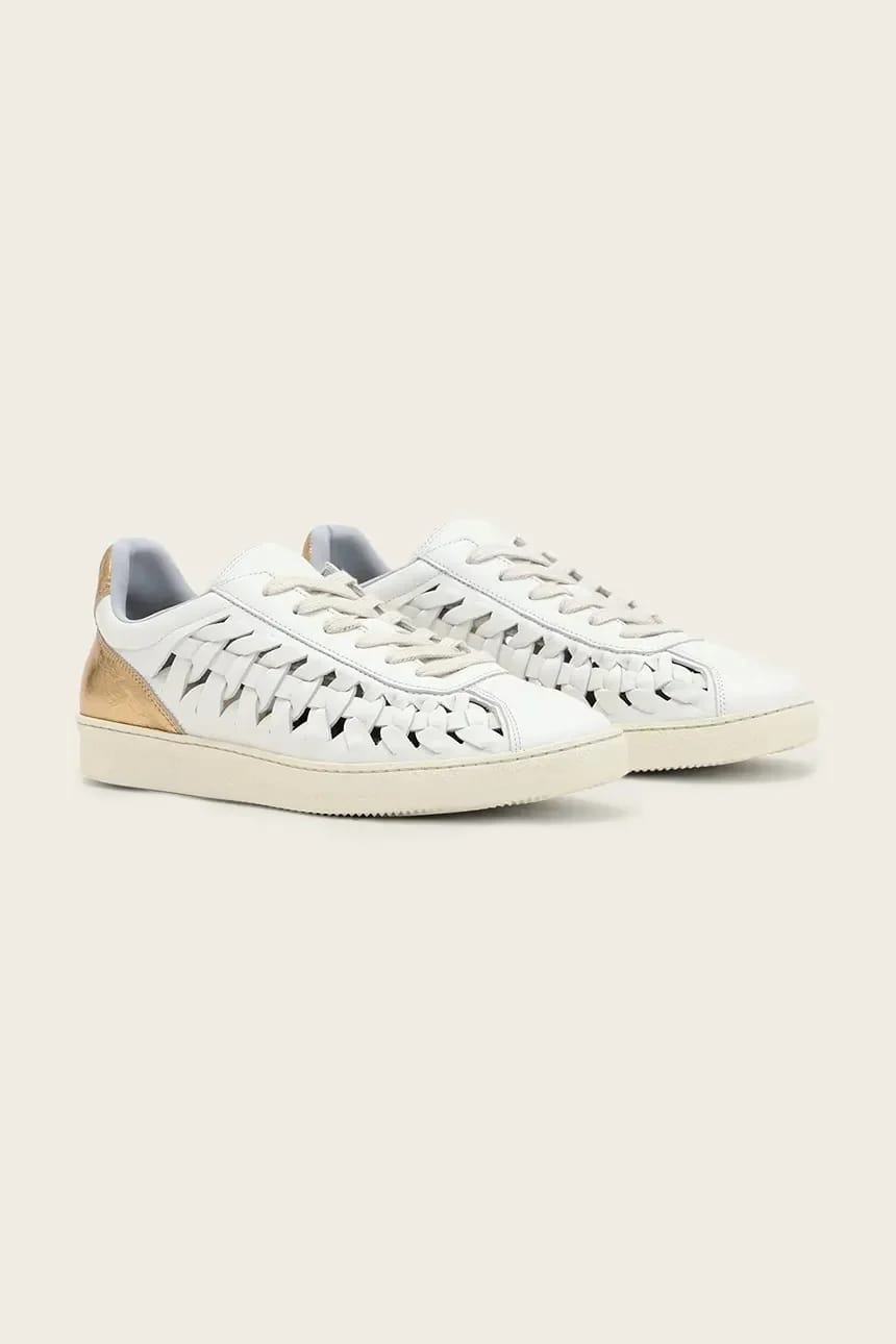 Velma Woven Sneaker, женские кожаные кроссовки - фото 2