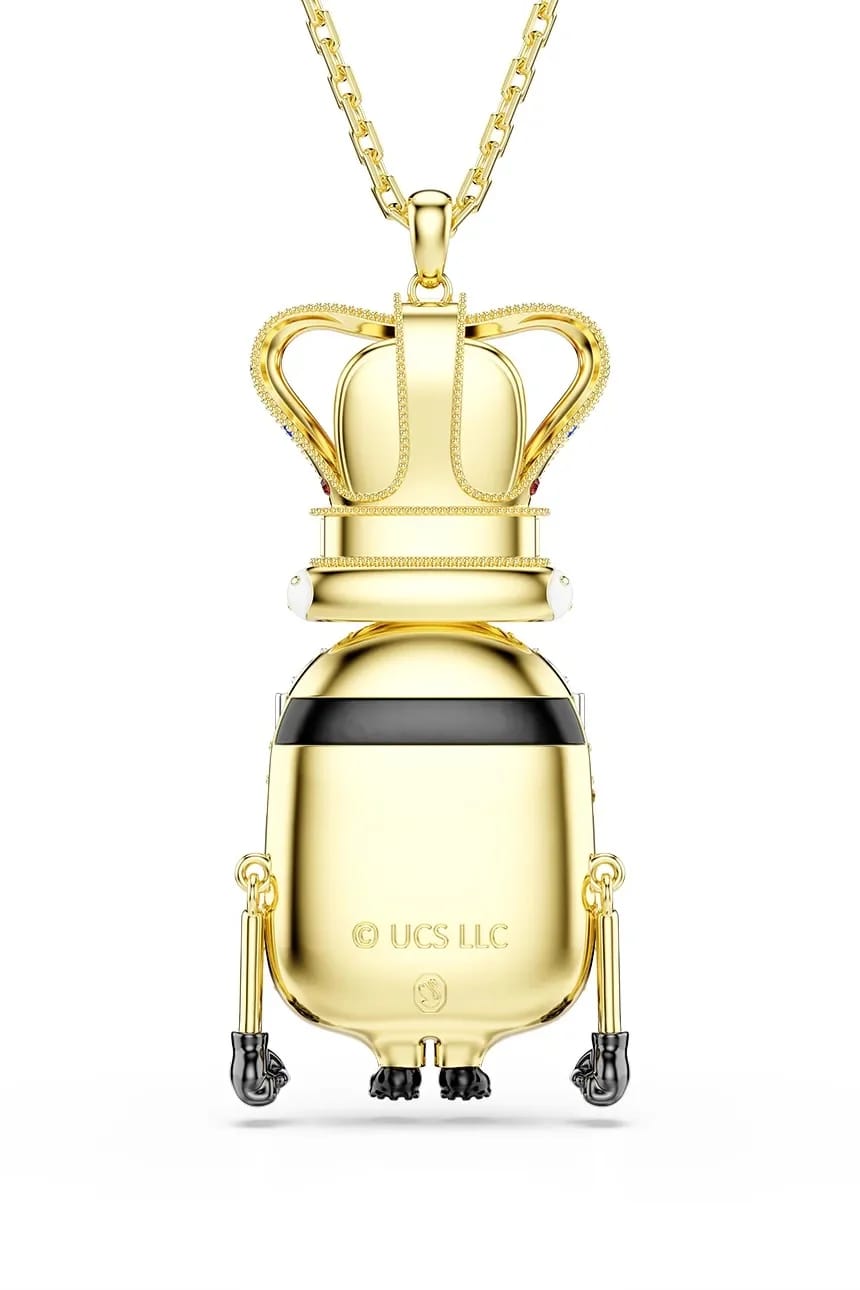 Женское колье с кулоном, позолоченный кристалл Swarovski MINIONS - фото 4
