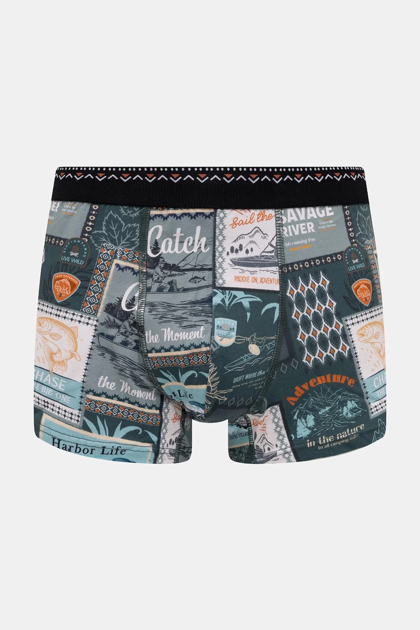 Мужские боксеры из хлопка с эластаном, 2 пары - фото 2
