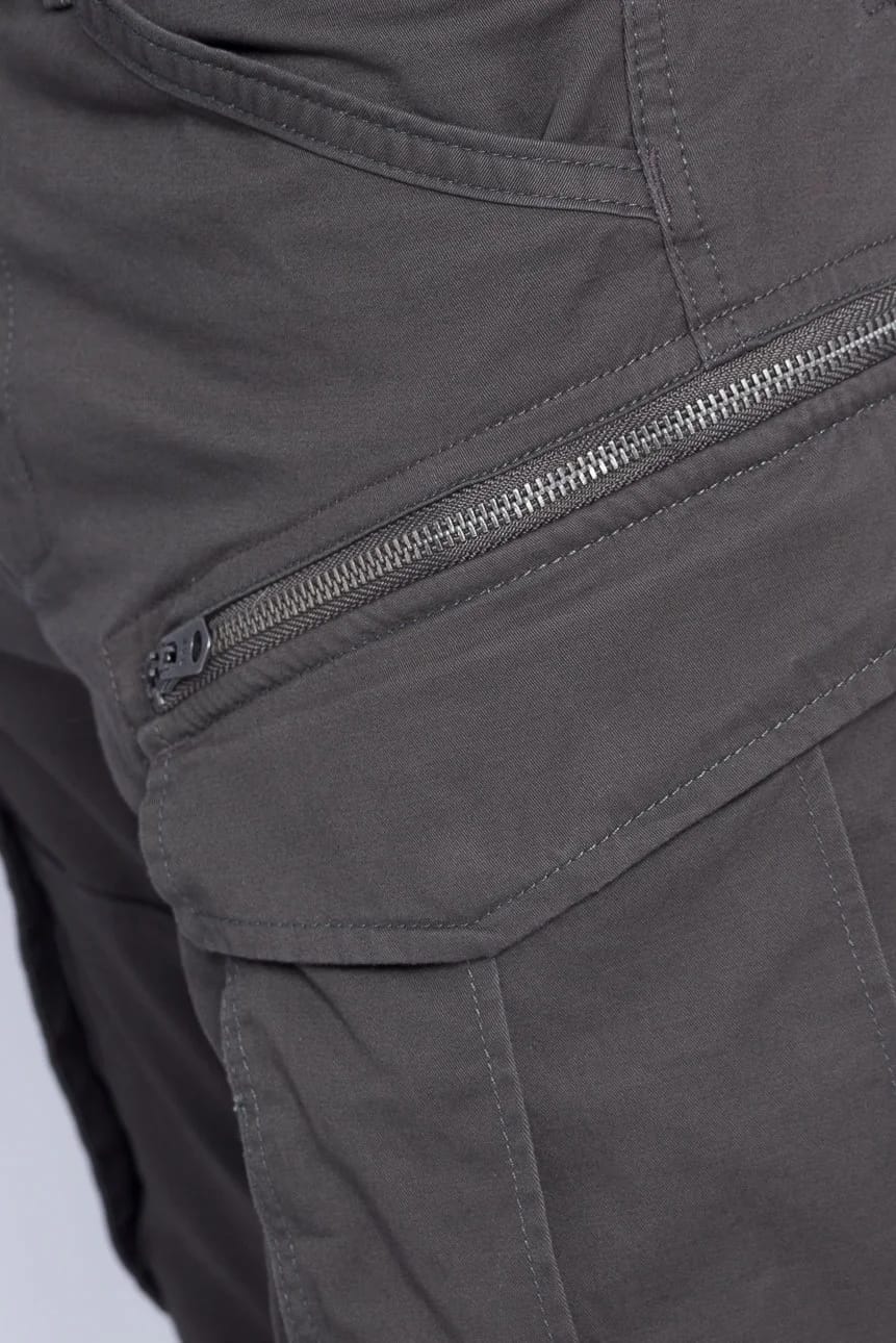 Rovic Zip 3D Regular Tapered мужские брюки карго из хлопка с эластаном - фото 4