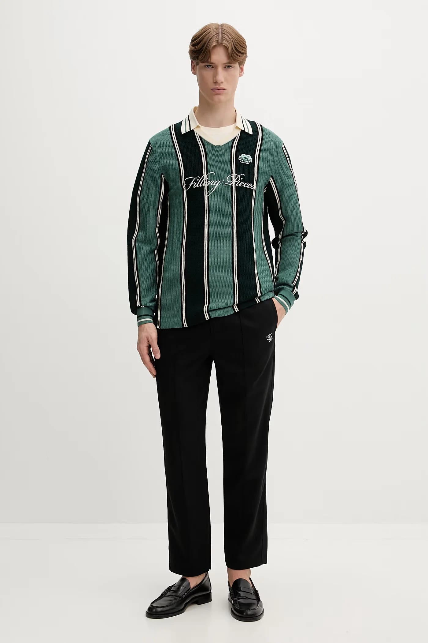 Мужской вязаный свитер из вискозы Football Jersey - фото 2