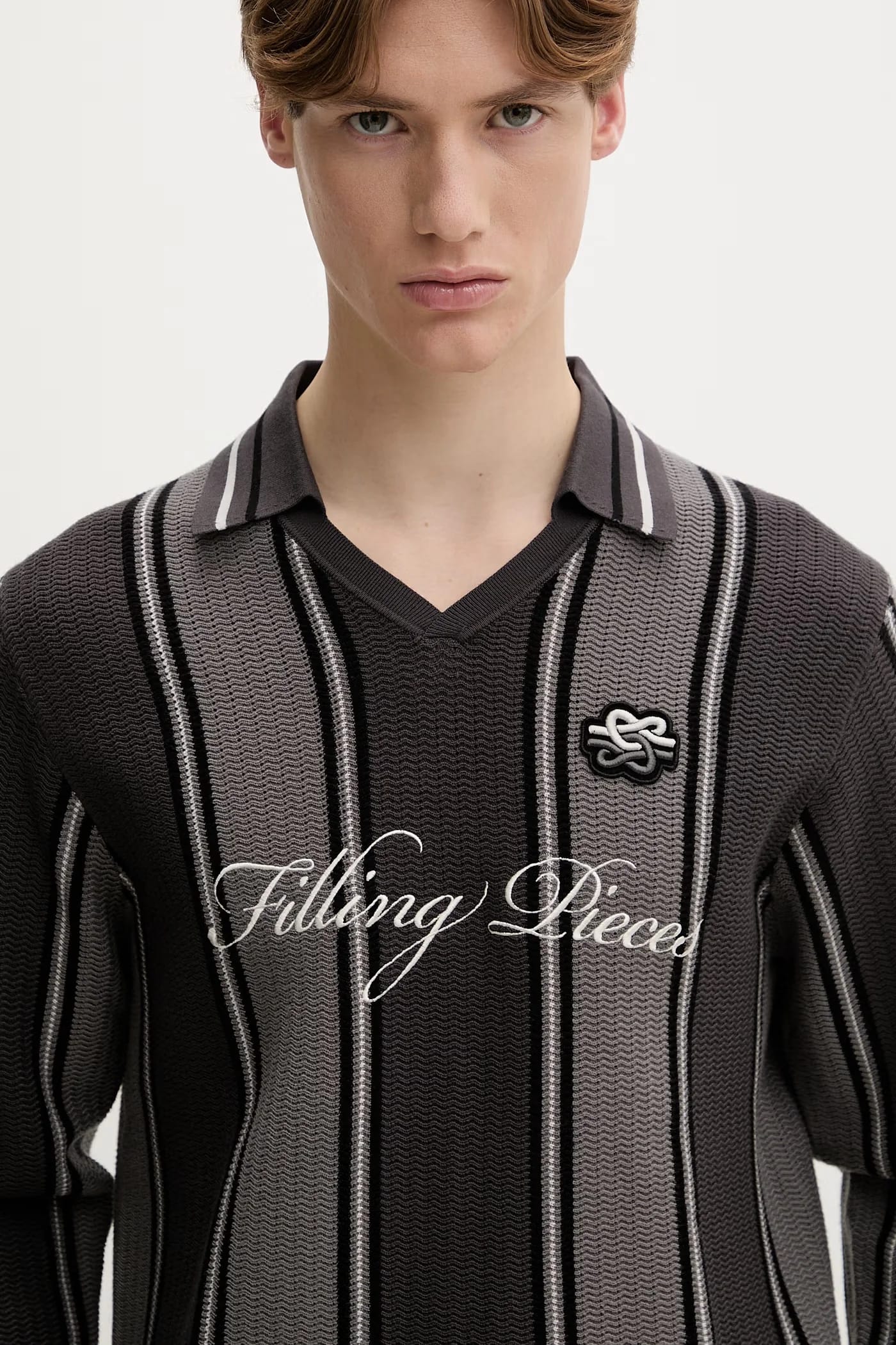 Мужской вязаный свитер из вискозы Football Jersey - фото 4