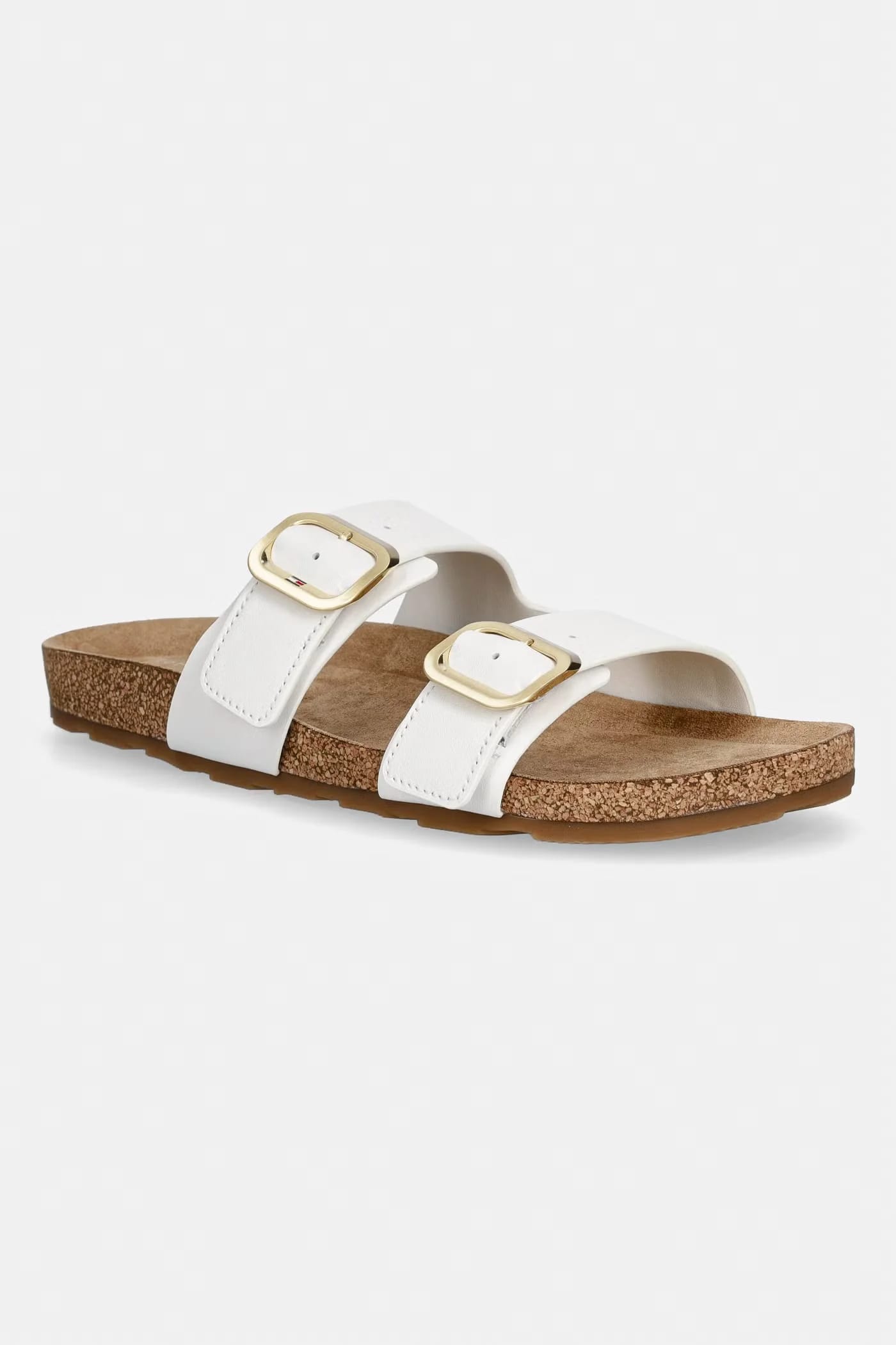 TH CLASSIC CORK SANDAL LEATHER женские кожаные шлепанцы
