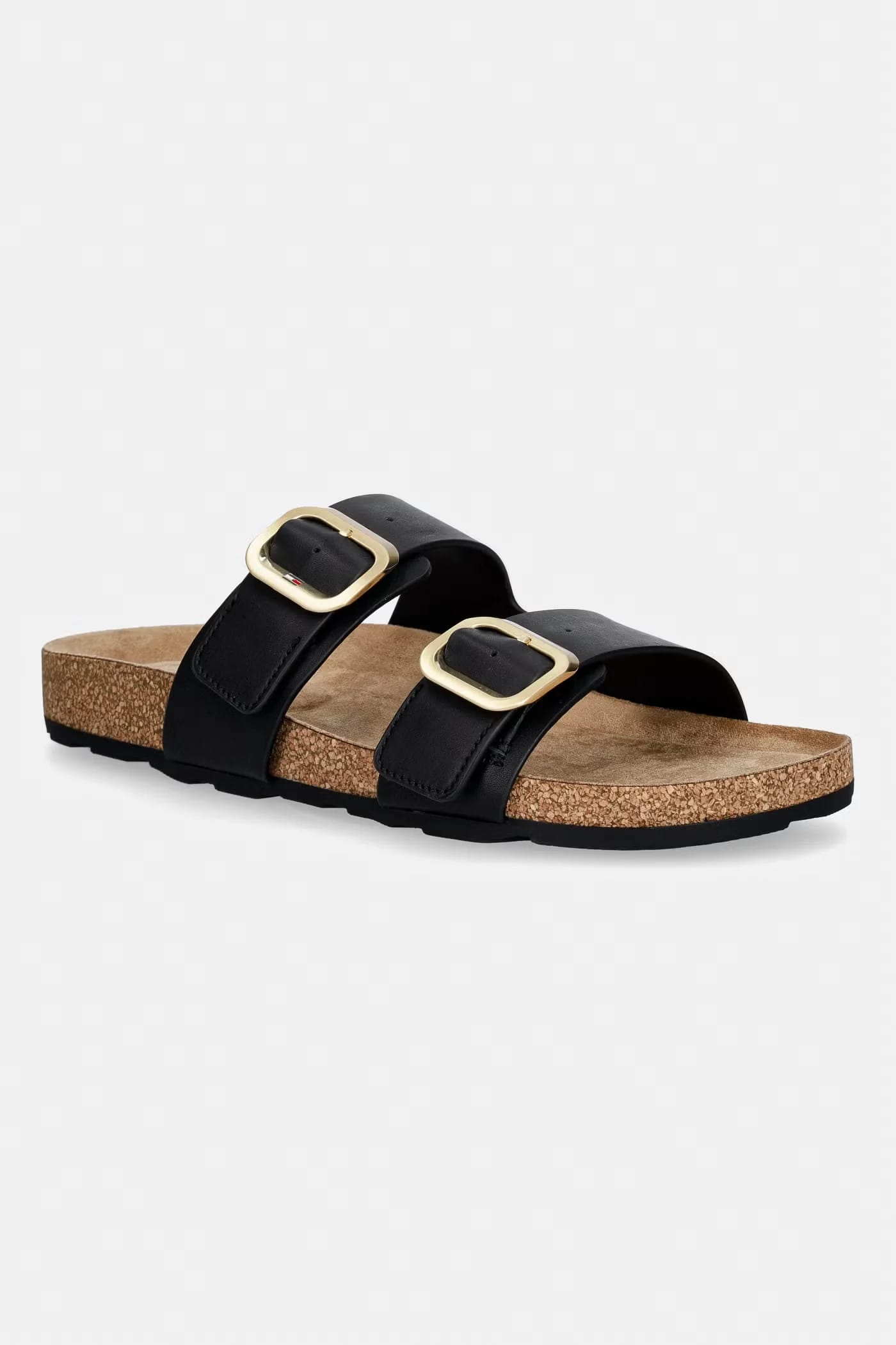 TH CLASSIC CORK SANDAL LEATHER женские кожаные шлепанцы