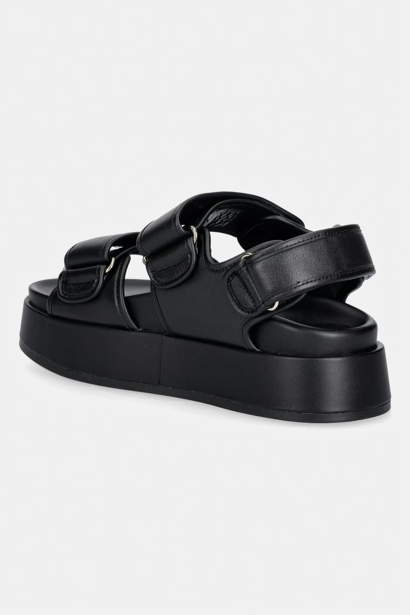 Женские кожаные босоножки на платформе LEATHER SPORTY PLATFORM SANDAL - фото 3