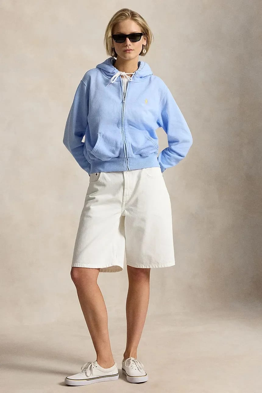 Женская толстовка с капюшоном из хлопка ISLAND FLC-KNT-SWEATSHIRT - фото 3