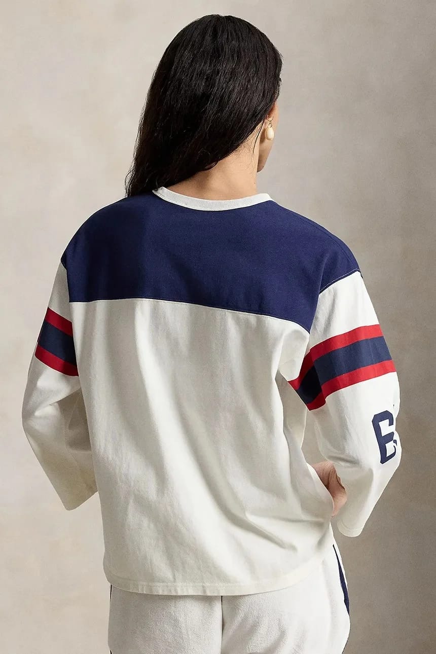 Женская хлопковая футболка с длинным рукавом EVEN JSY-KNT-T-SHIRT - фото 2