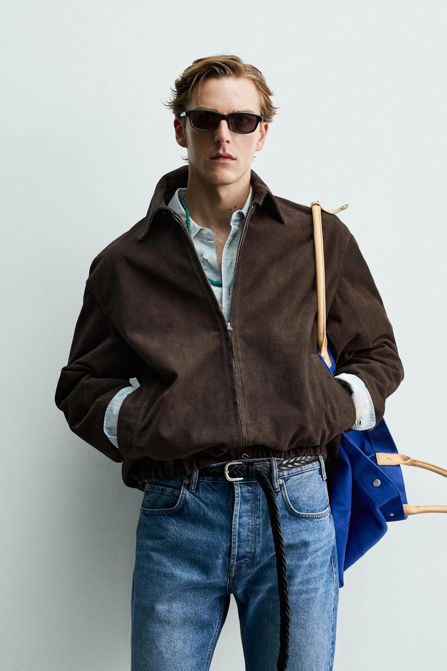 ЗАМШЕВАЯ КУРТКА ARON LEVINE X СТАНДАРТНОГО КРОЯ Zara