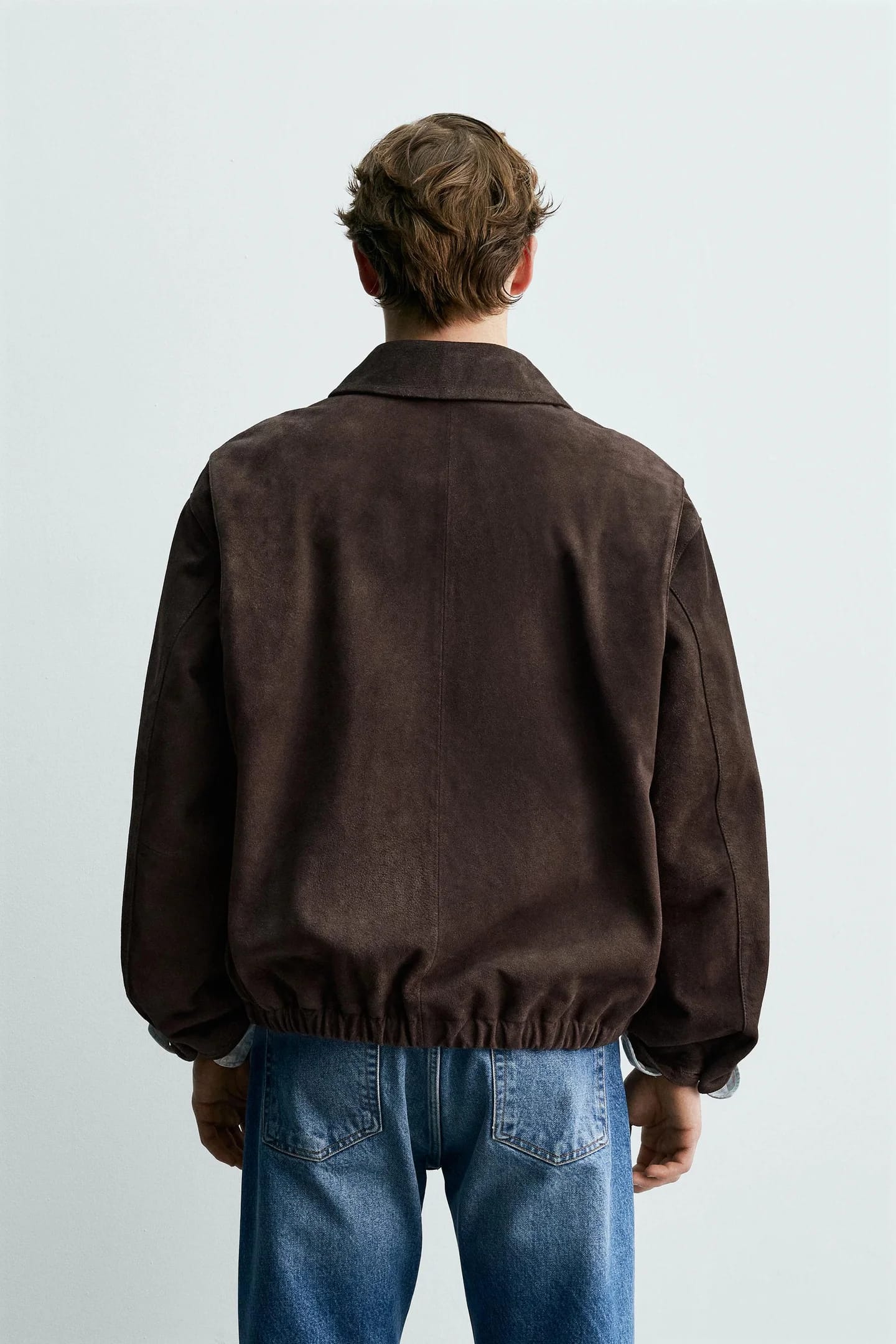 ЗАМШЕВАЯ КУРТКА ARON LEVINE X СТАНДАРТНОГО КРОЯ Zara - фото 2