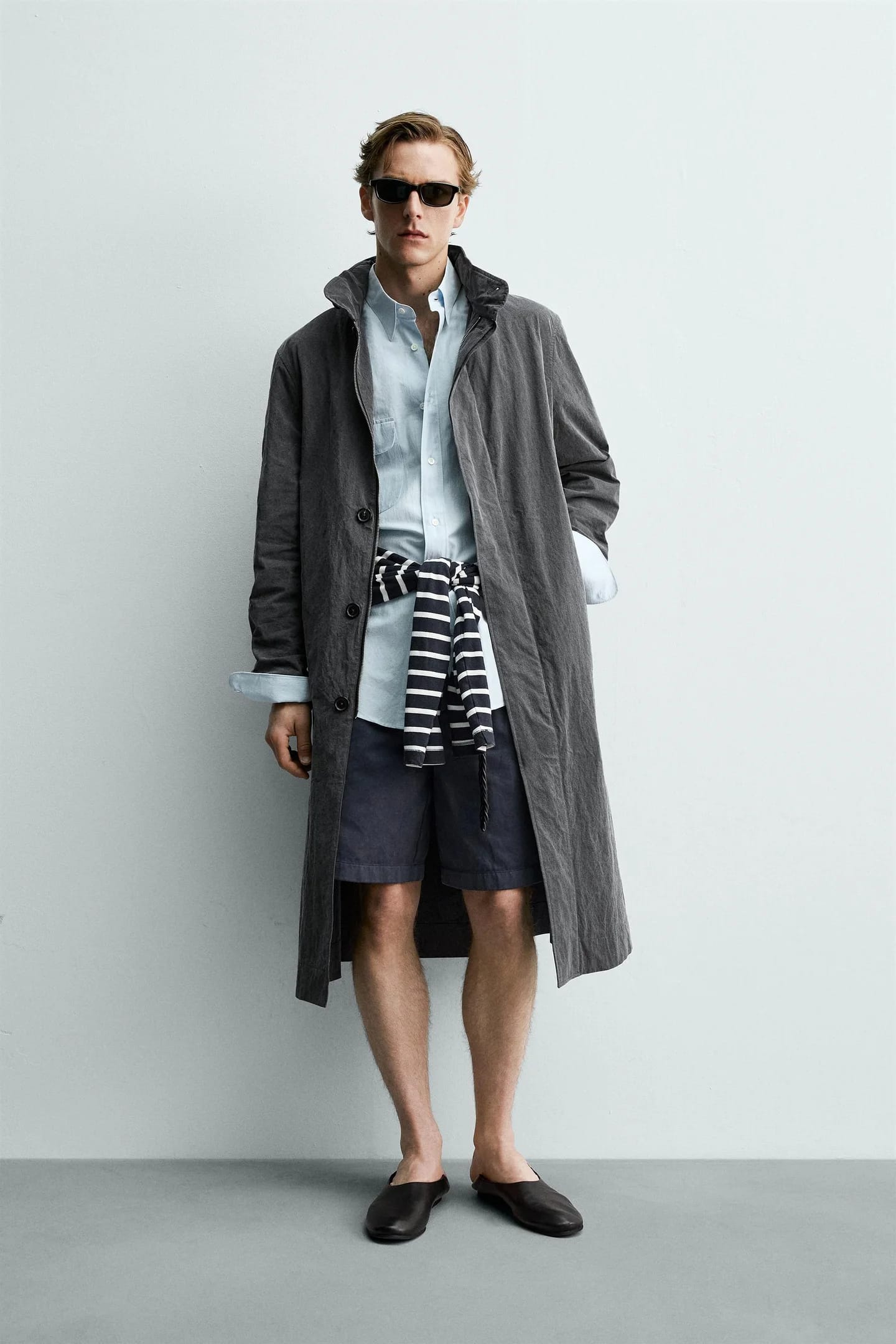 Тренч WASHED AARON LEVINE X Zara