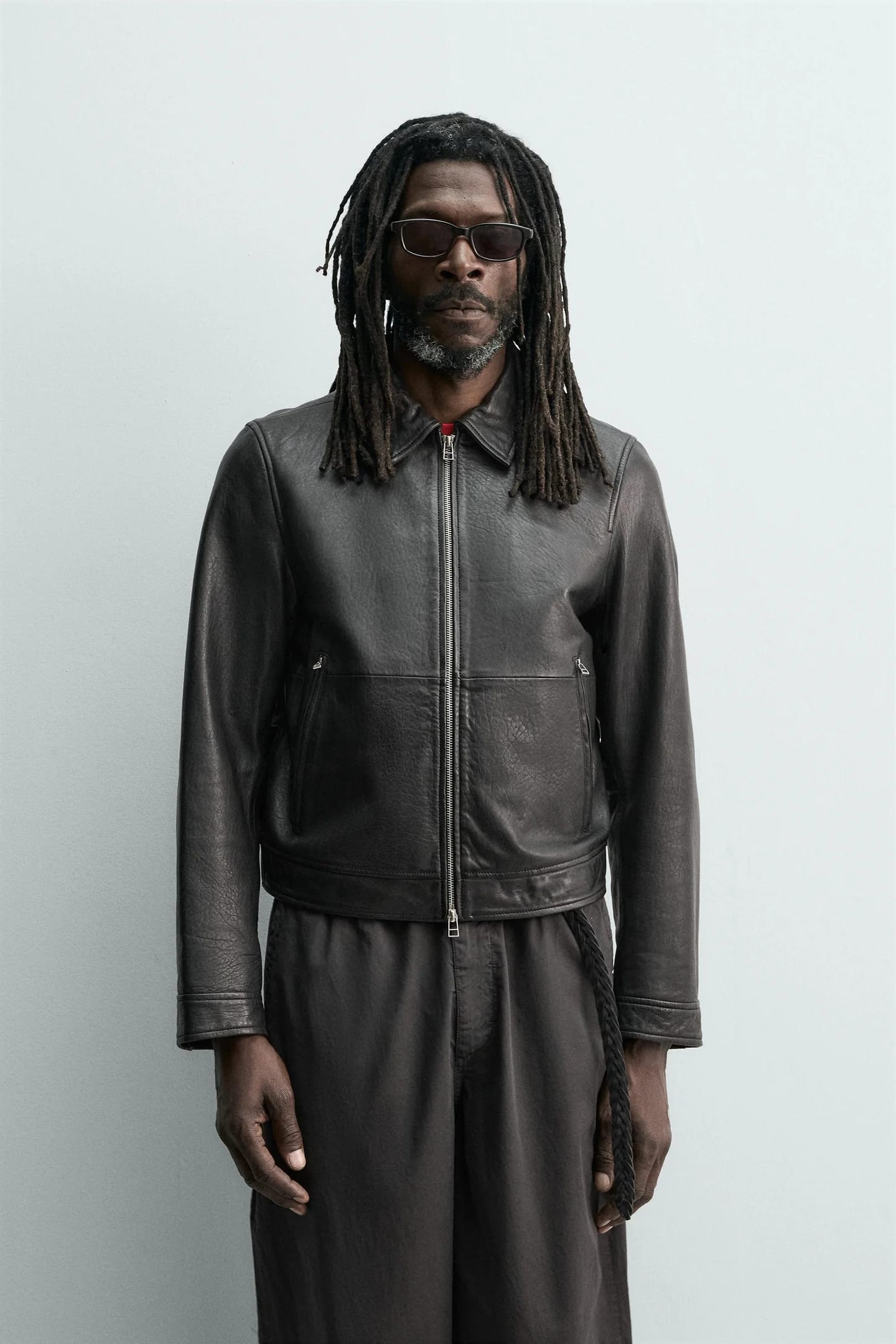 КОЖАНАЯ КУРТКА AARON LEVINE X Zara
