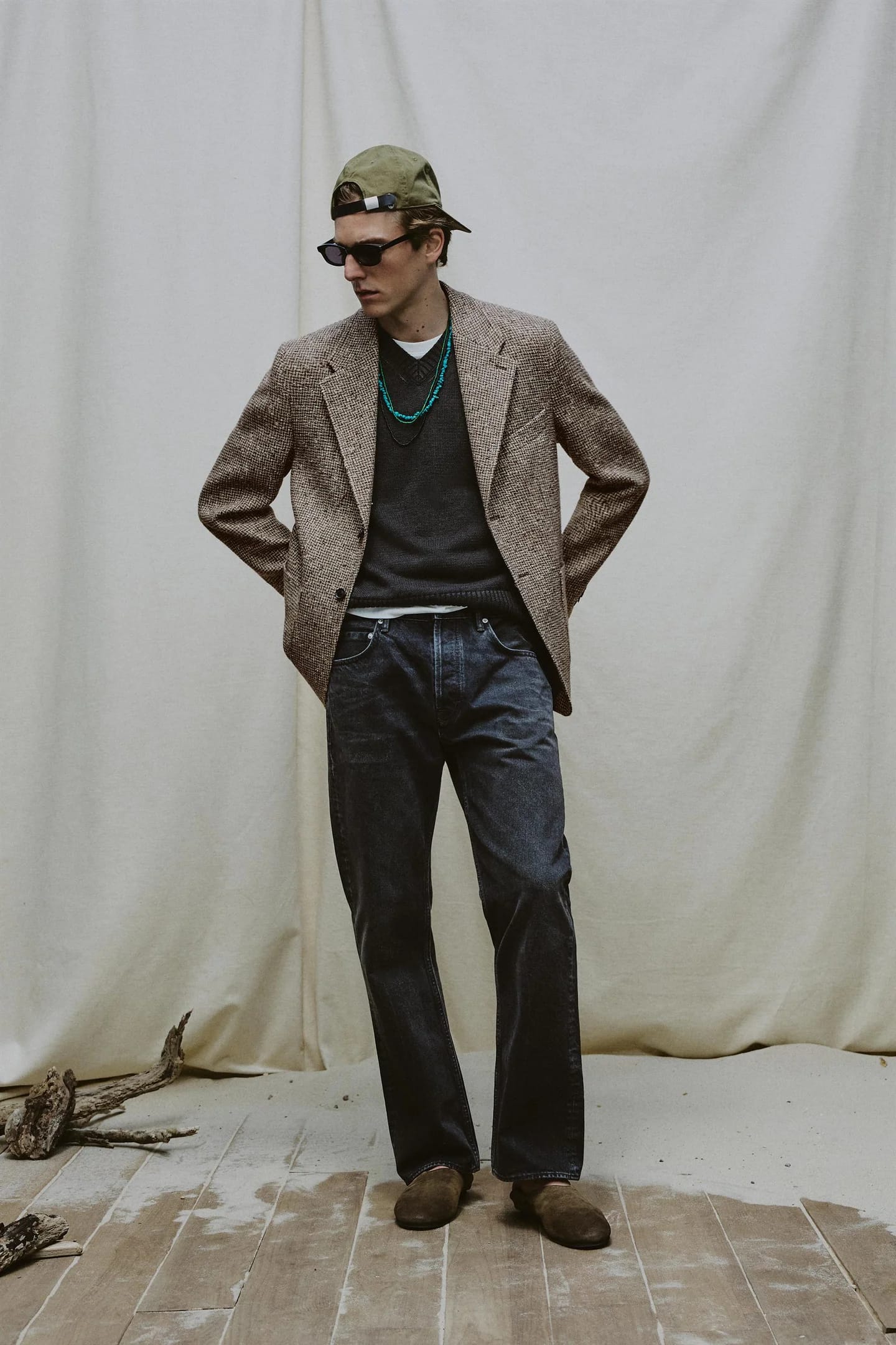 КОЖАНЫЕ МОКАСИНЫ С ПОДОШВОЙ VIBRAM® AARON LEVINE X Zara