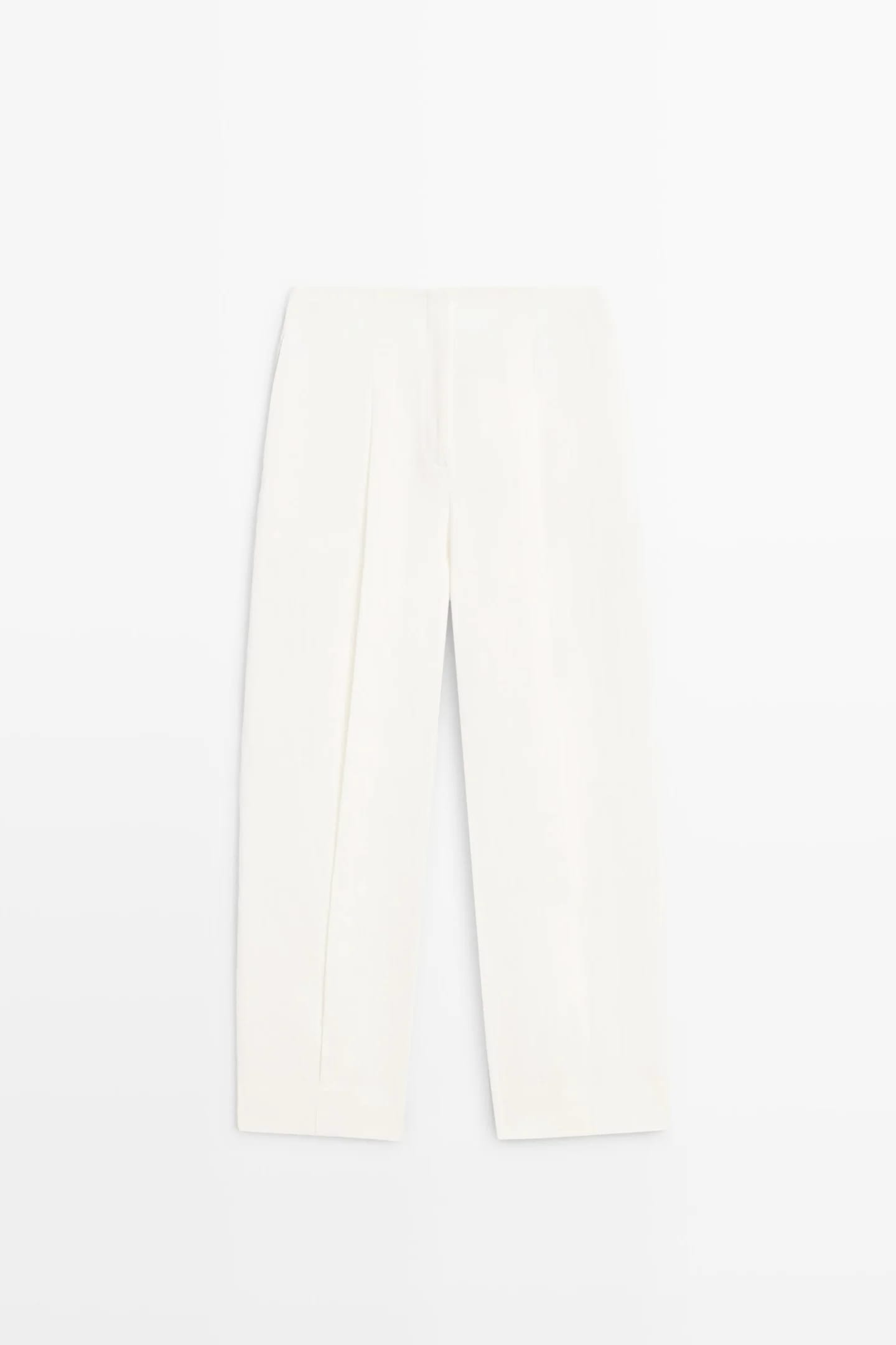 Льняные брюки со складками