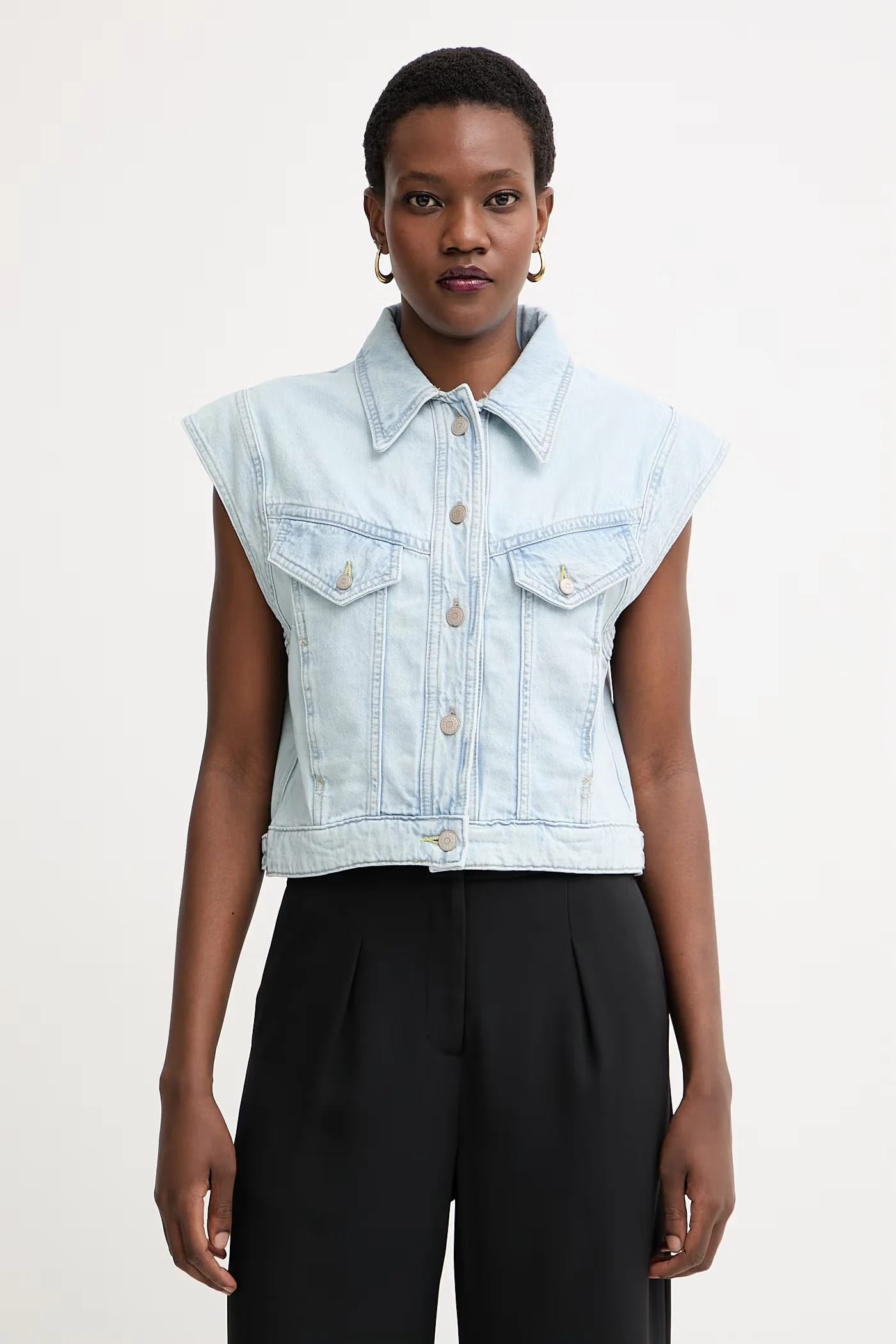 Женский джинсовый жилет C VEST 1.0