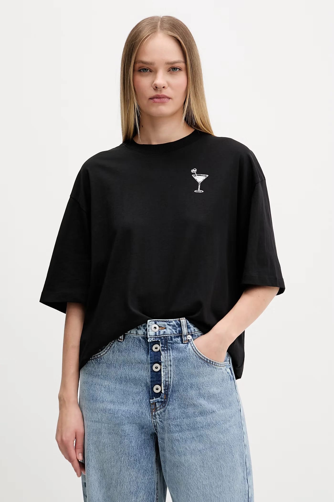 Женская хлопковая футболка Oversized_Tee_B - фото 3