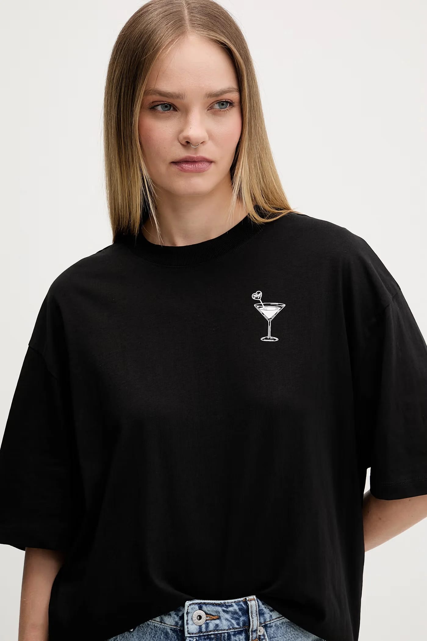 Женская хлопковая футболка Oversized_Tee_B - фото 4