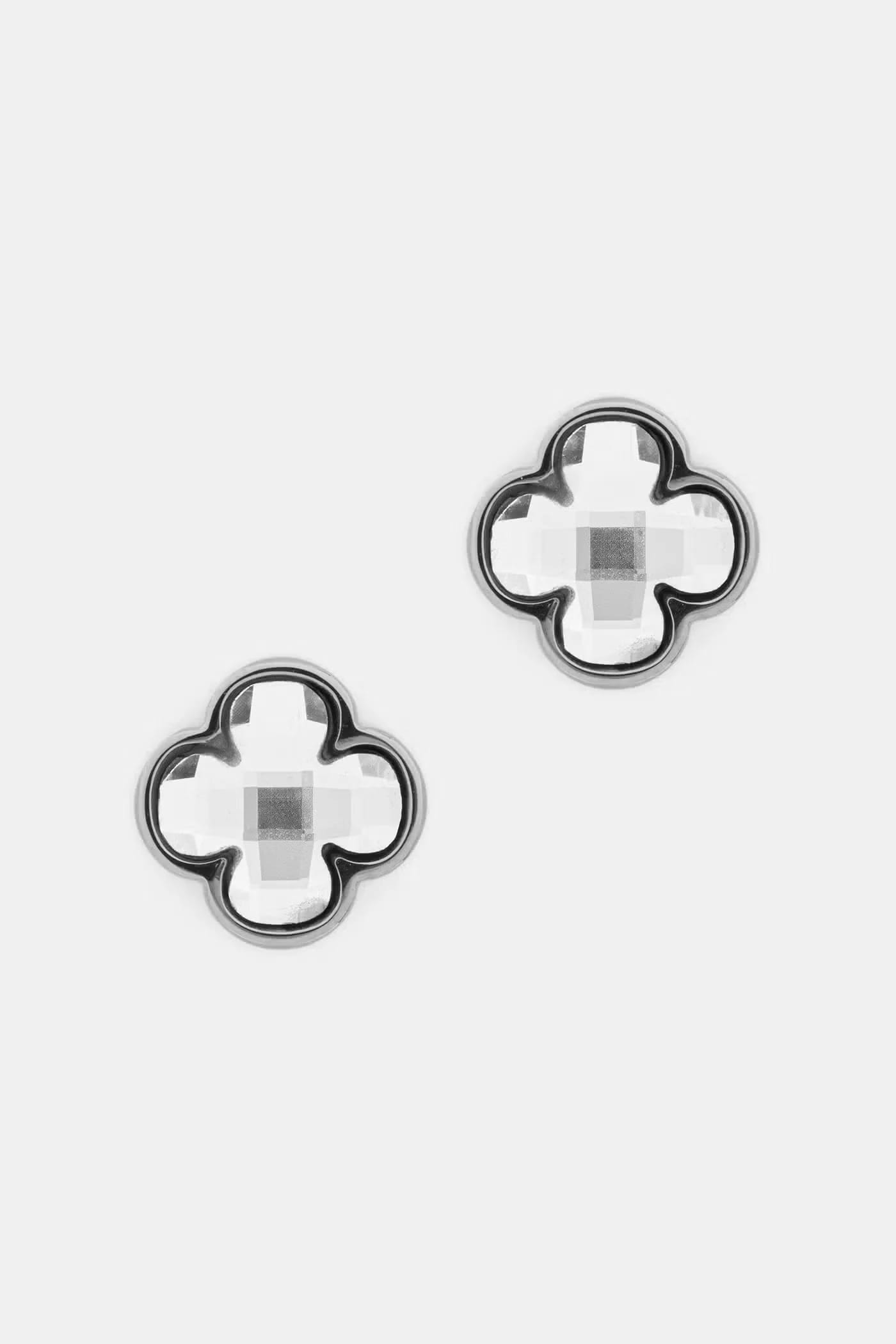 Женские посеребренные серьги Mini Icons