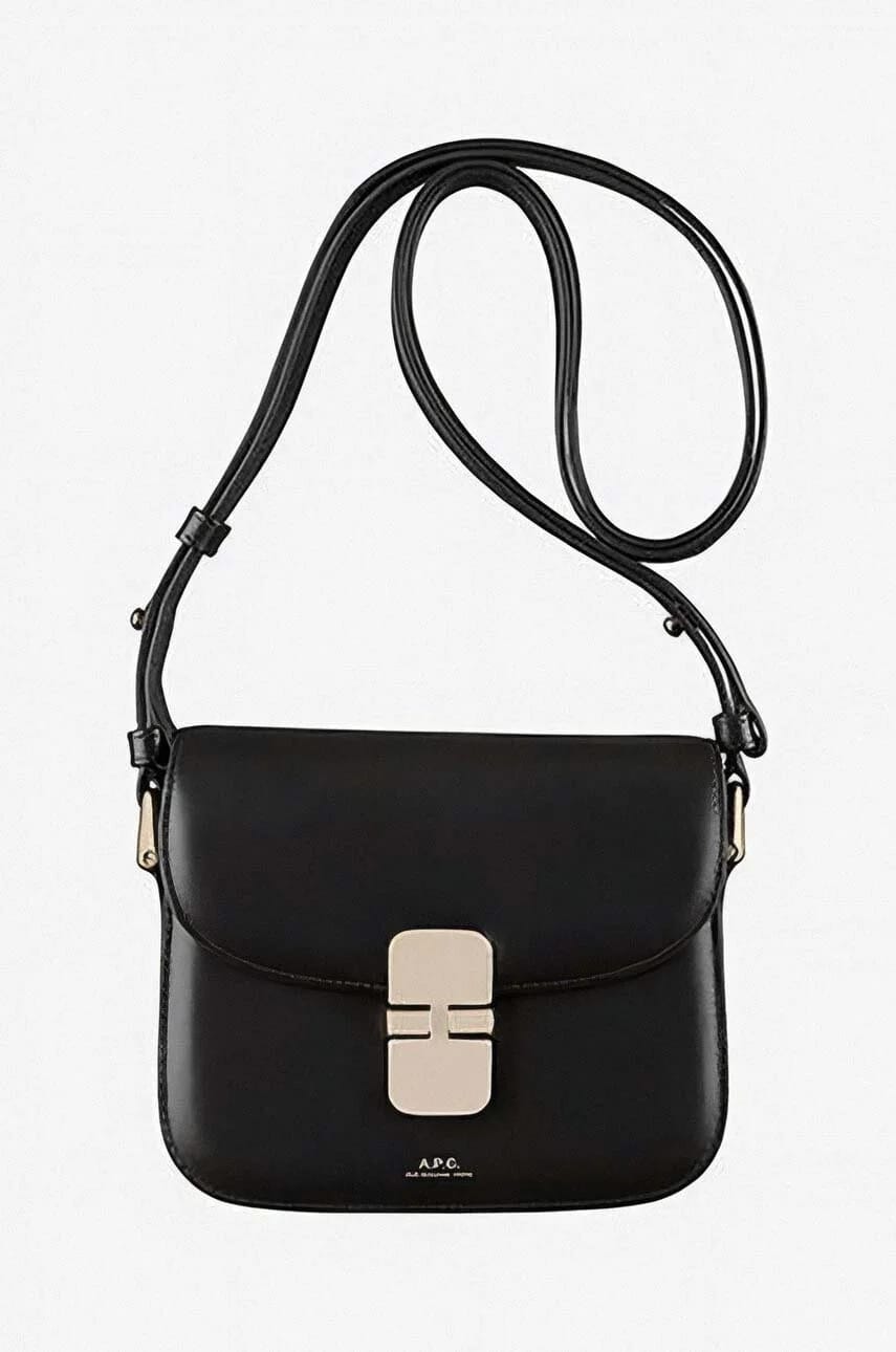 А.П.К. кожаная сумка Sac Grace Mini PXBMW-F61515 BLACK