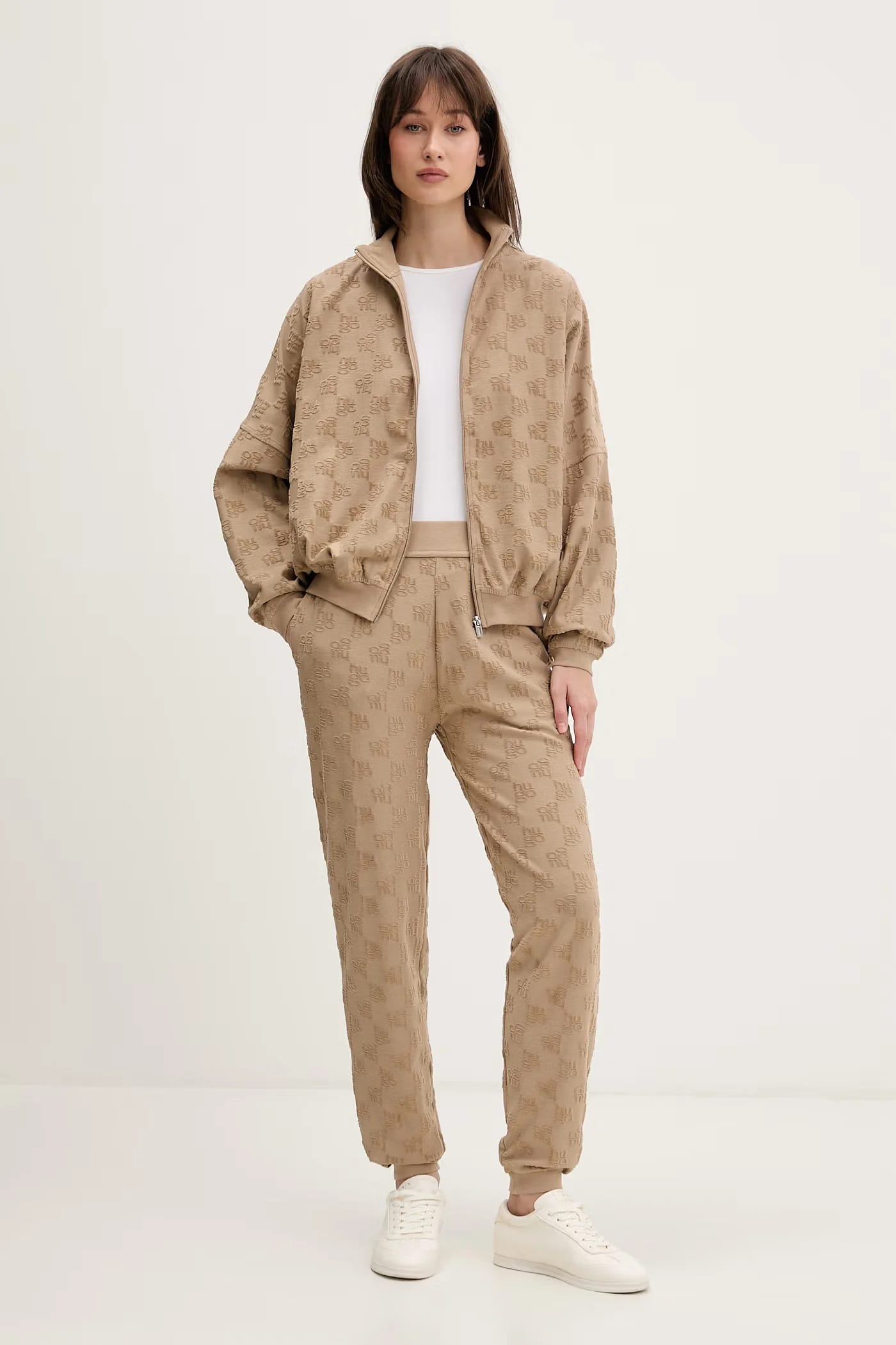 Lounge женская толстовка из хлопка TERRYMONOGRAM_JACKET - фото 2