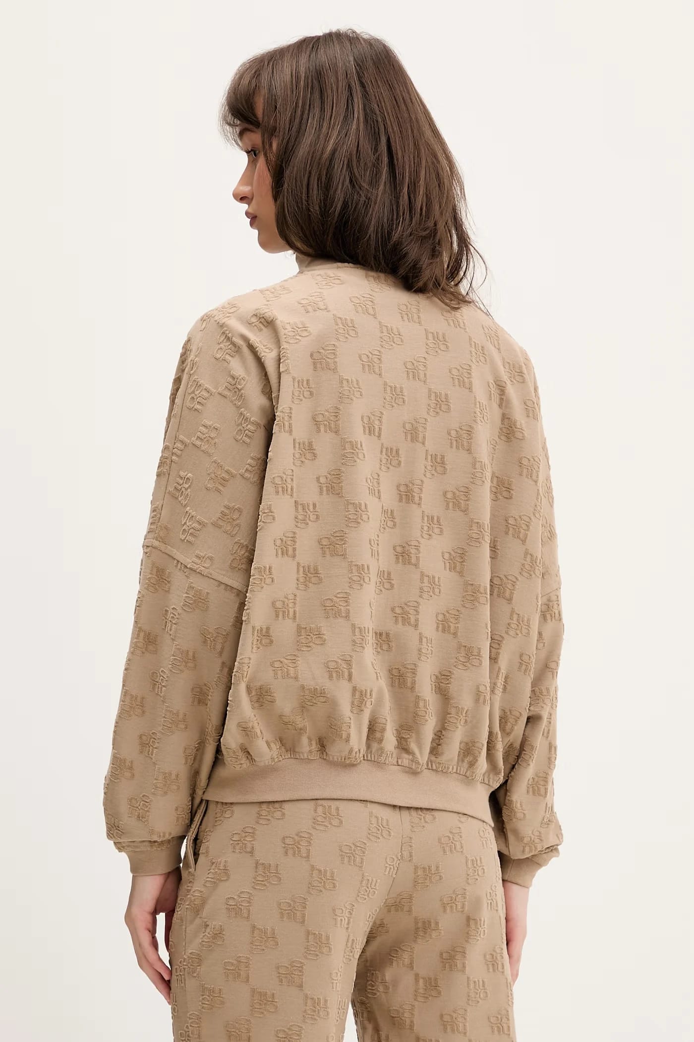 Lounge женская толстовка из хлопка TERRYMONOGRAM_JACKET - фото 3