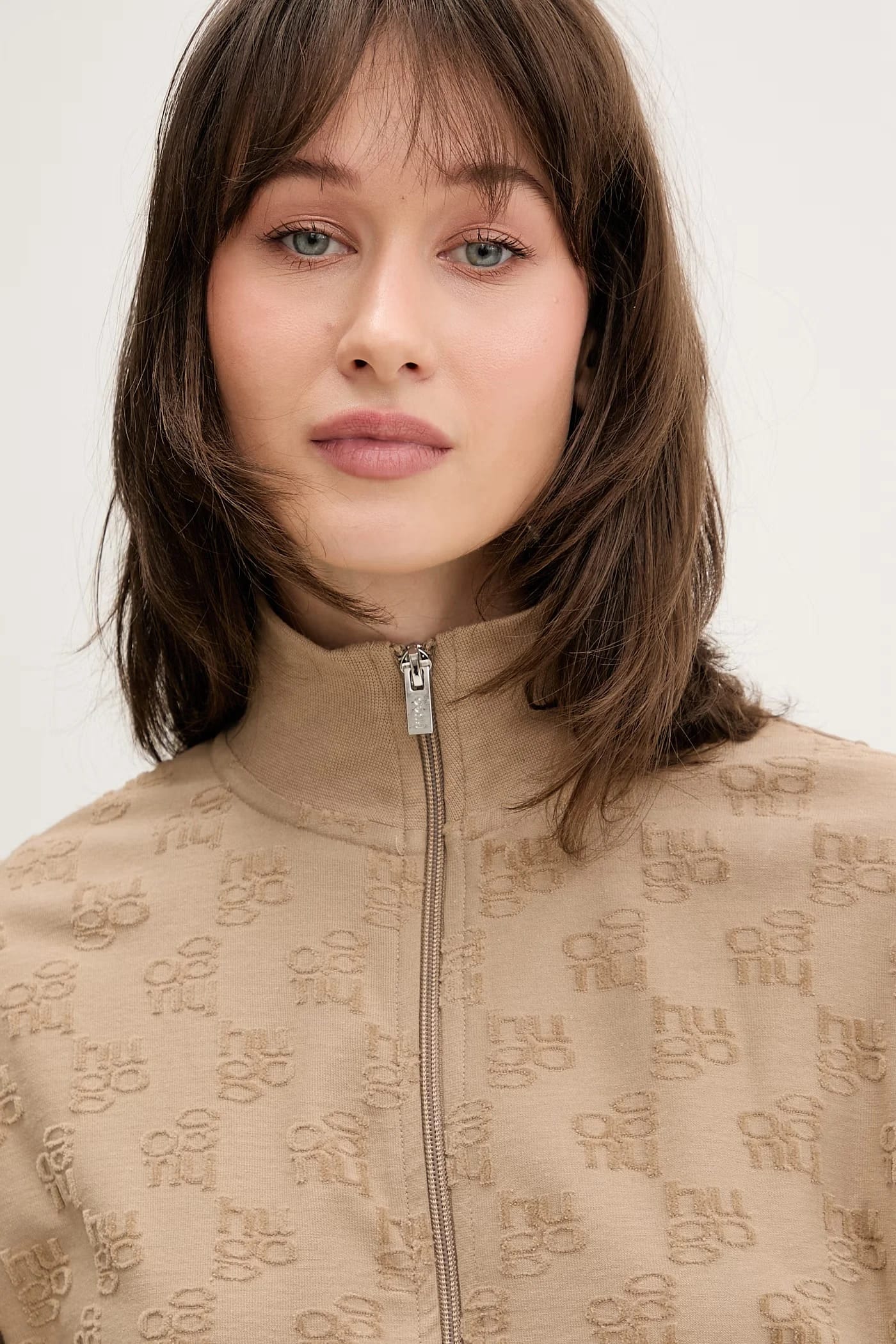 Lounge женская толстовка из хлопка TERRYMONOGRAM_JACKET - фото 4