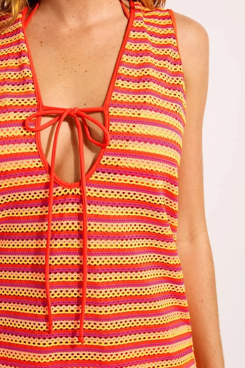 Calypso Mini Cover Up женское пляжное платье - фото 4