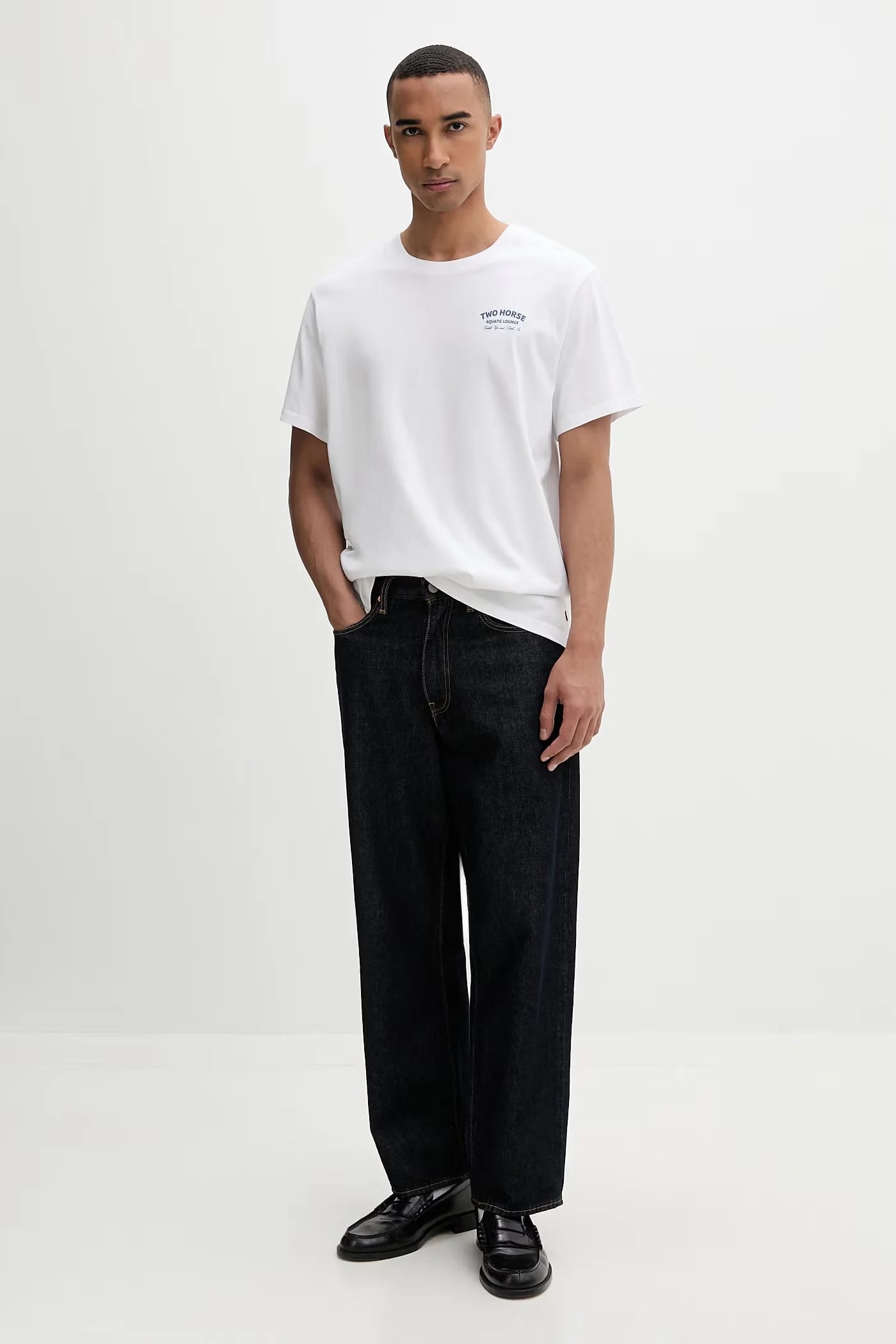 Мужская хлопковая футболка RELAXED FIT TEE - фото 2