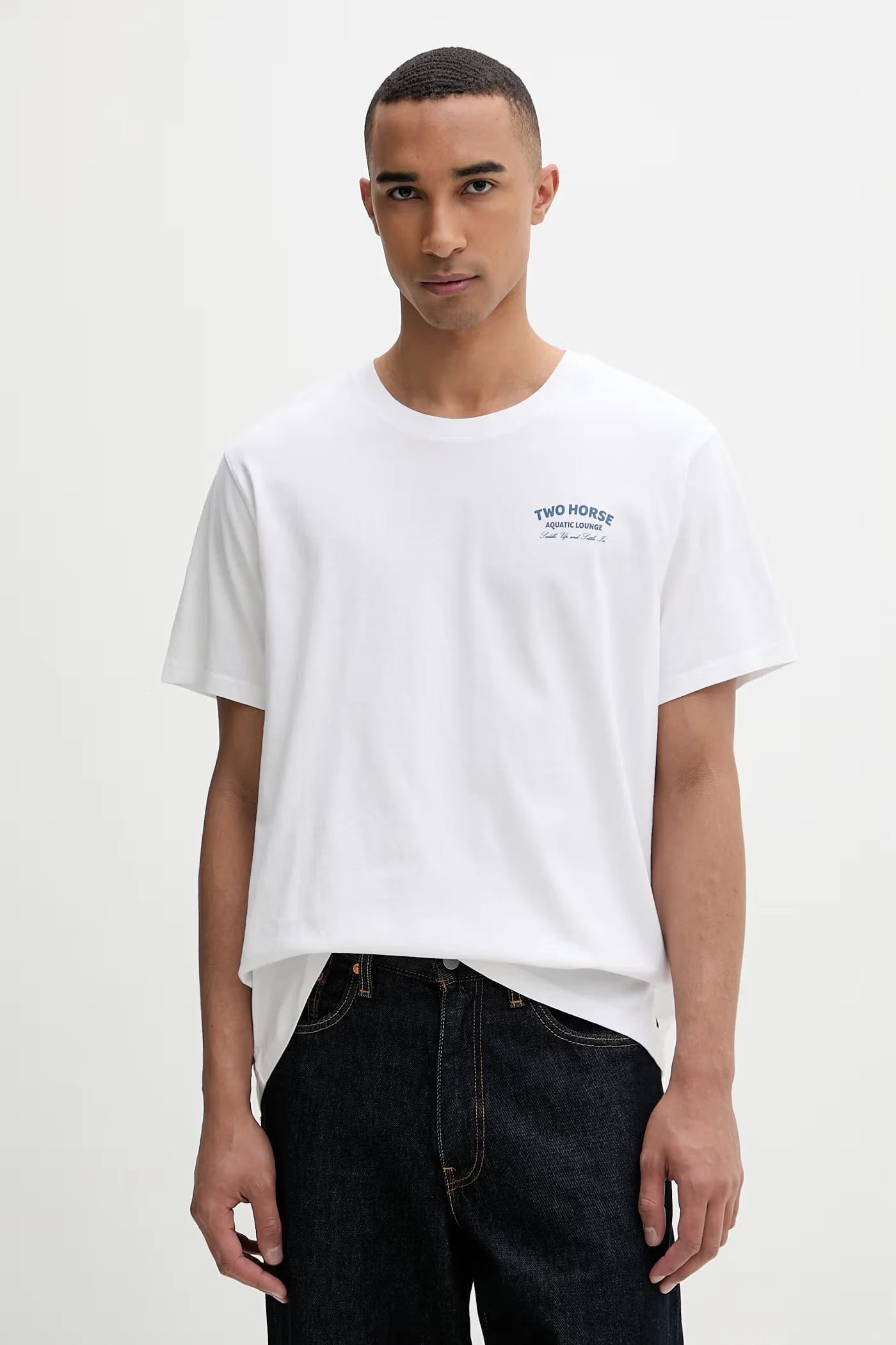 Мужская хлопковая футболка RELAXED FIT TEE - фото 3