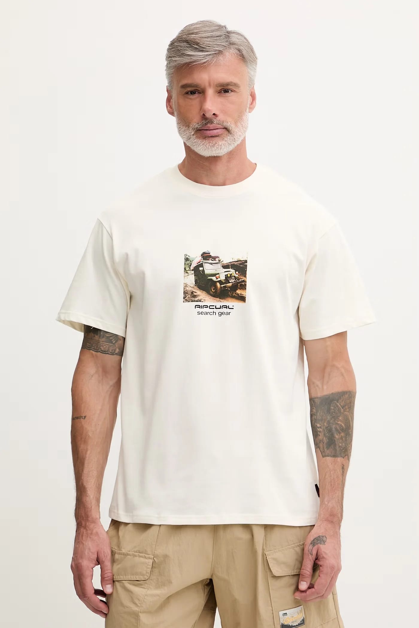 ПОИСК RIG TEE мужская хлопковая футболка