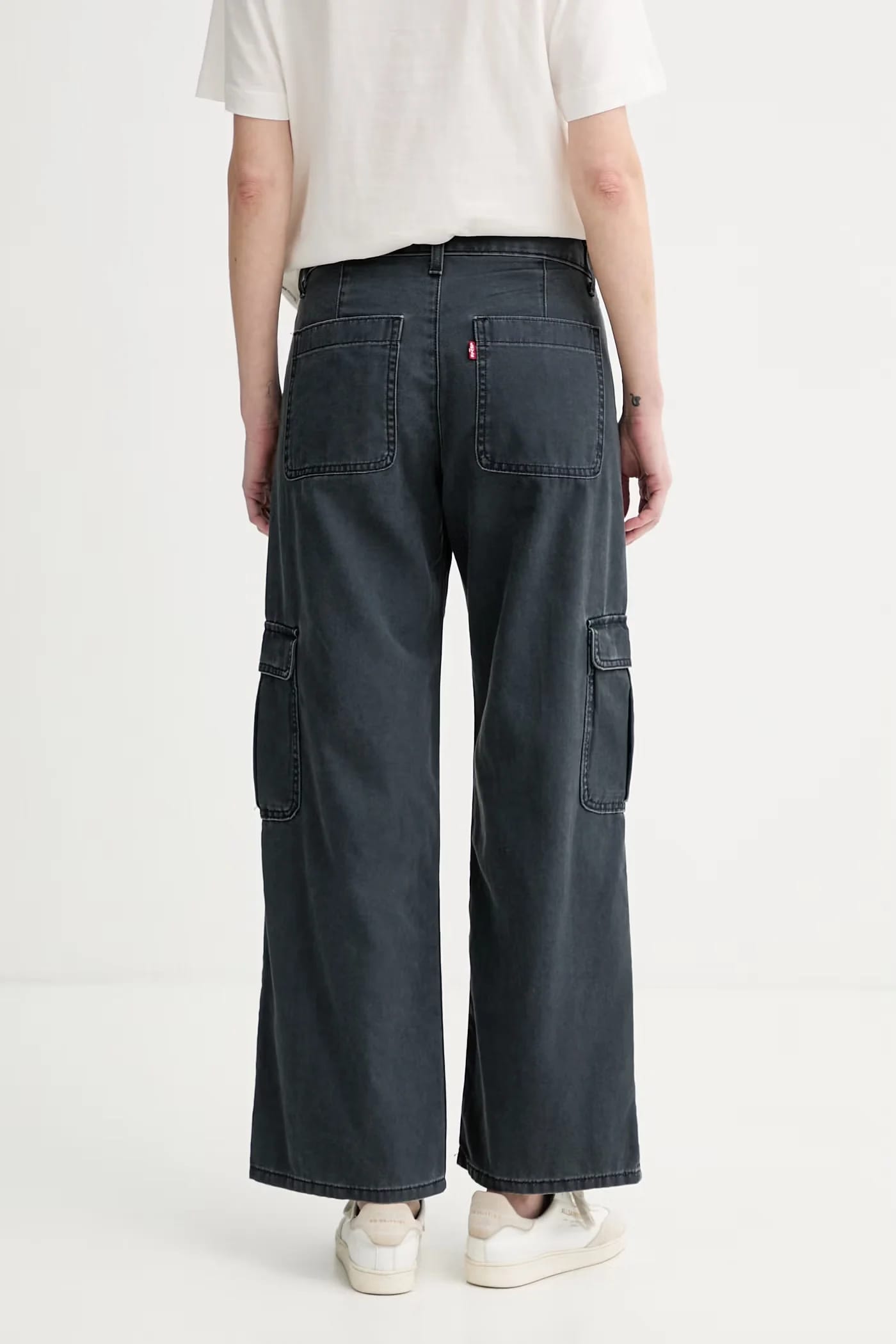 Женские хлопковые брюки SUPERLOW LOOSE CARGO ND - фото 3