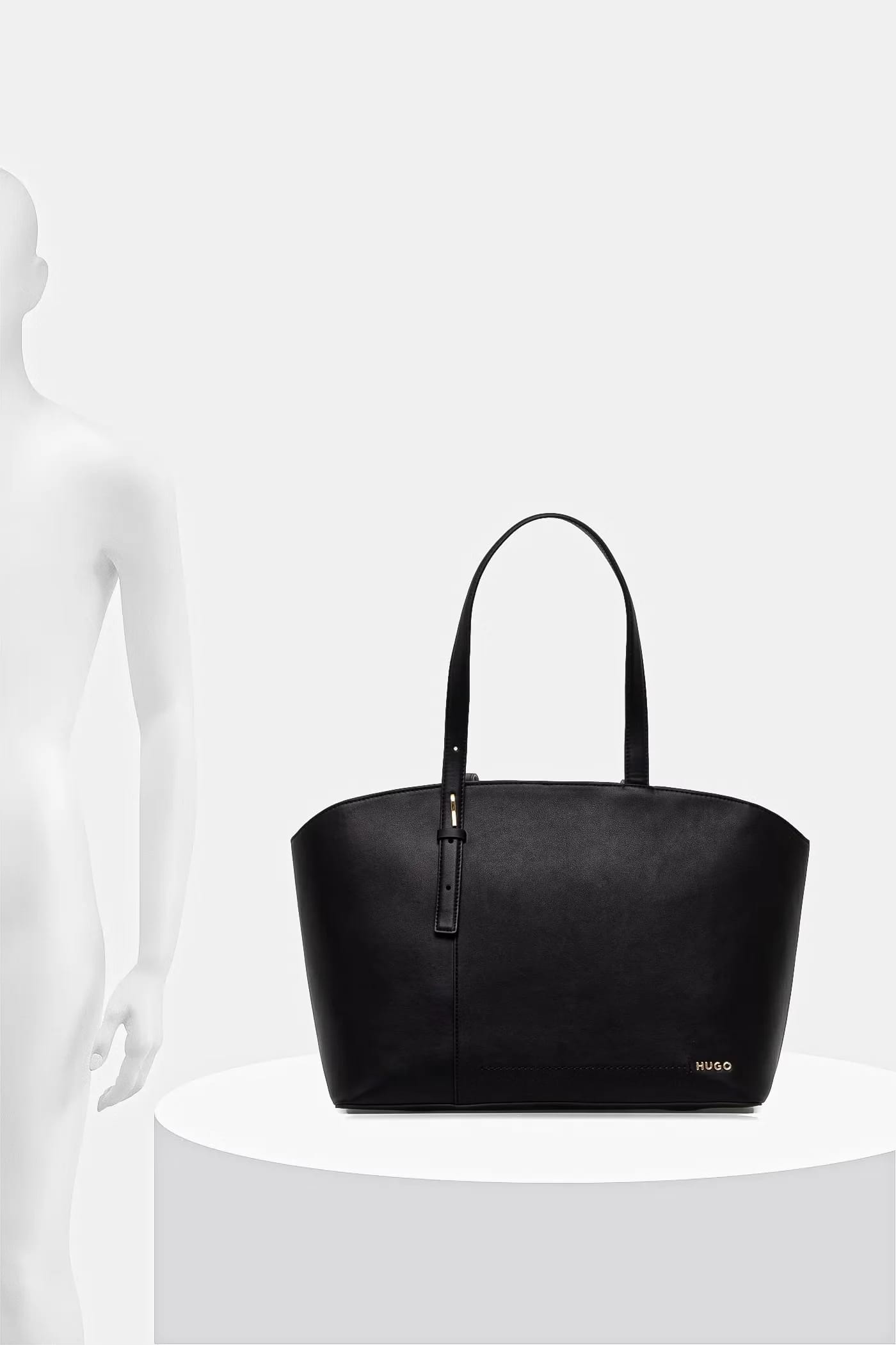 Женская сумка-шоппер из искусственной кожи Yorih Tote на молнии - фото 6