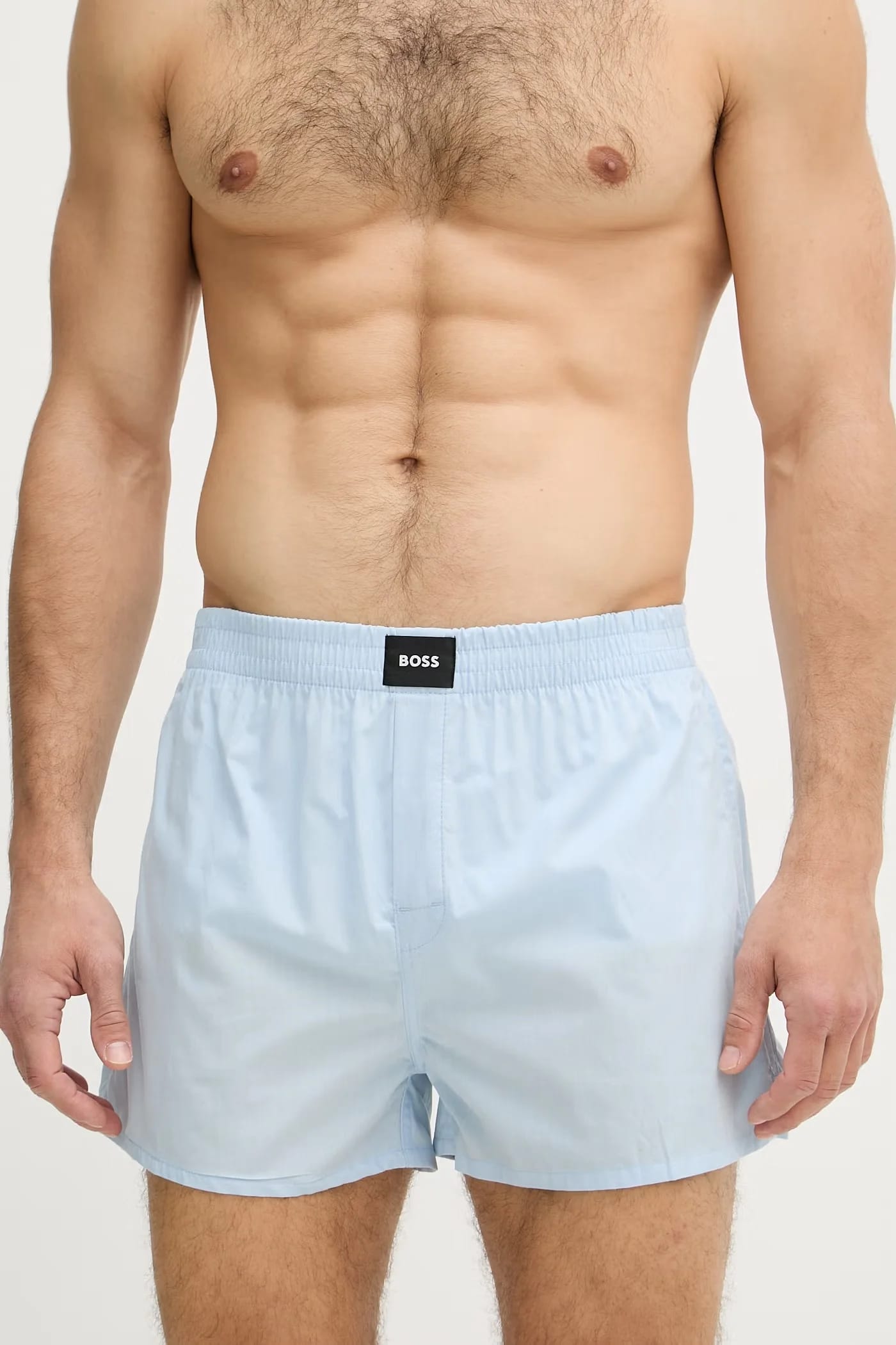 Свободные мужские хлопковые боксеры 2P Boxer S. CW Персиковые 2 шт. - фото 2