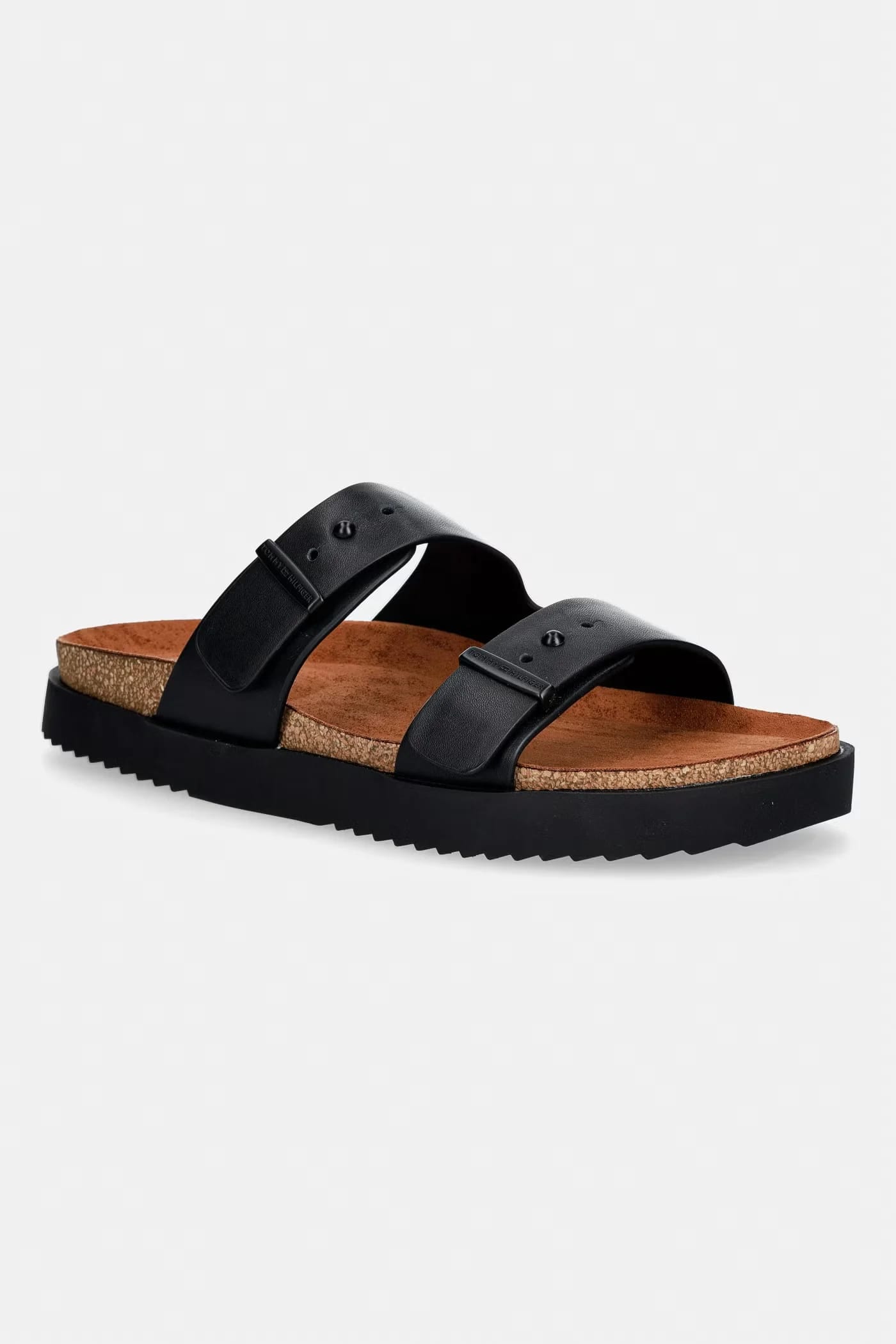 HILFIGER CHAMBRAY BEACH SANDAL мужские кожаные шлепанцы