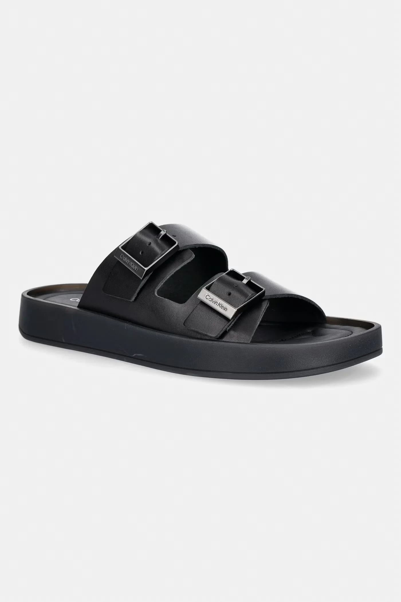 Мужские кожаные тапочки ERGON DOUBLE BAR SANDAL LTH