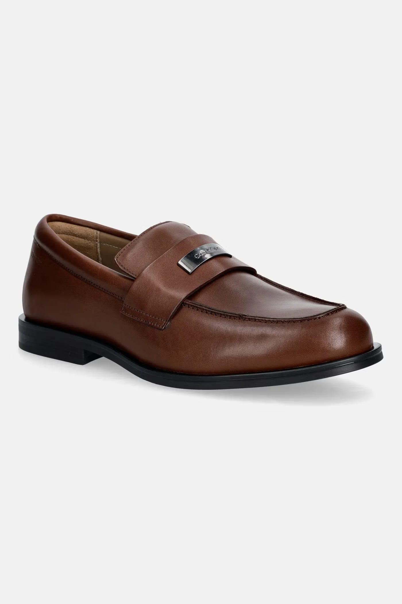 Мокасины мужские кожаные ESS RUBBER LOAFER HW PLAQ VA LTH