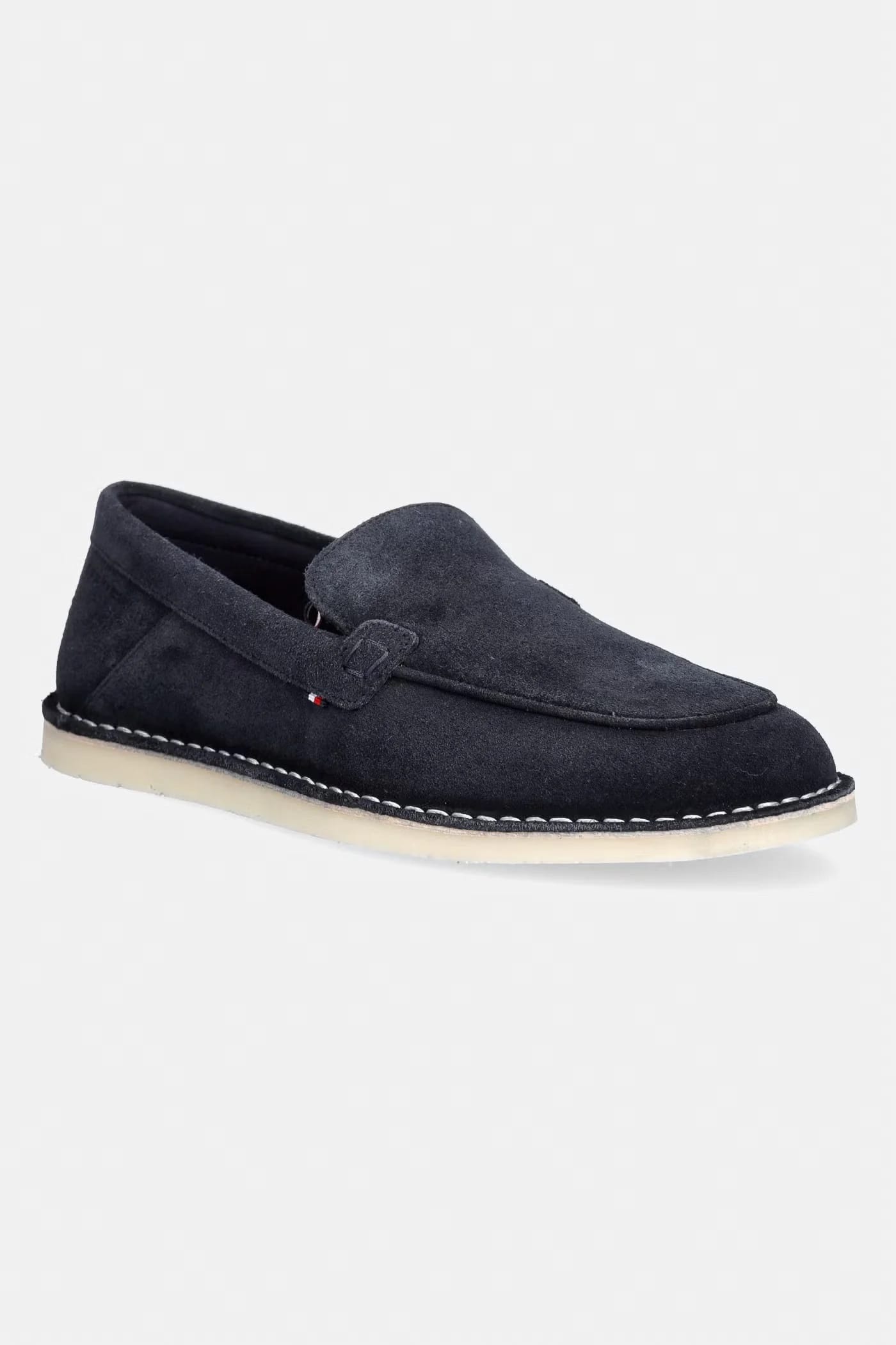 HILFIGER STICHDOWN SUEDE LOAFER мужские замшевые лоферы