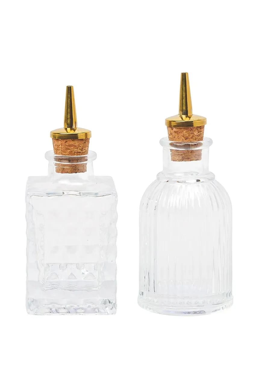The Gio Bitters Bottles 90 мл, набор из 2 бутылок для бармена, набор для биттеров