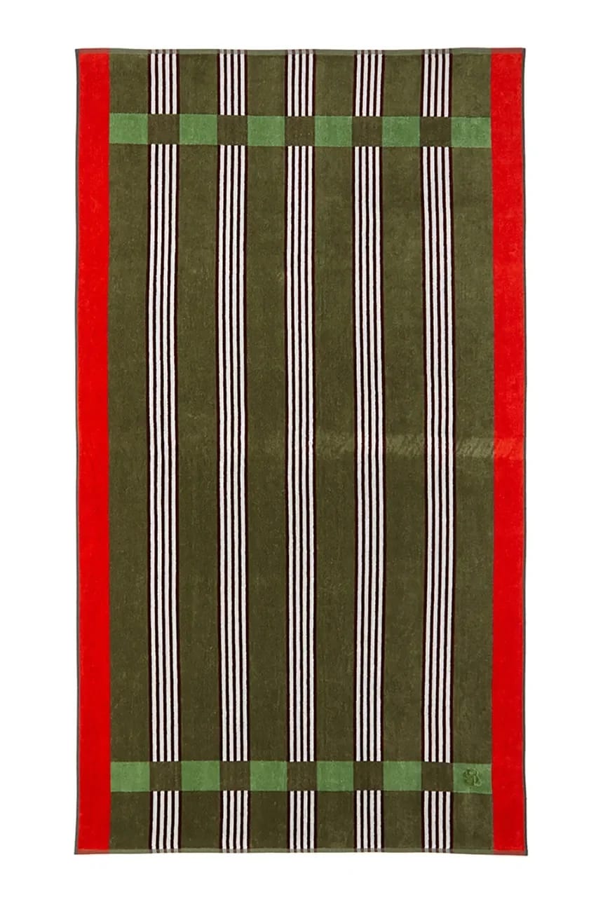 Хлопковое пляжное полотенце VENTO Kaki, 90 x 160 см