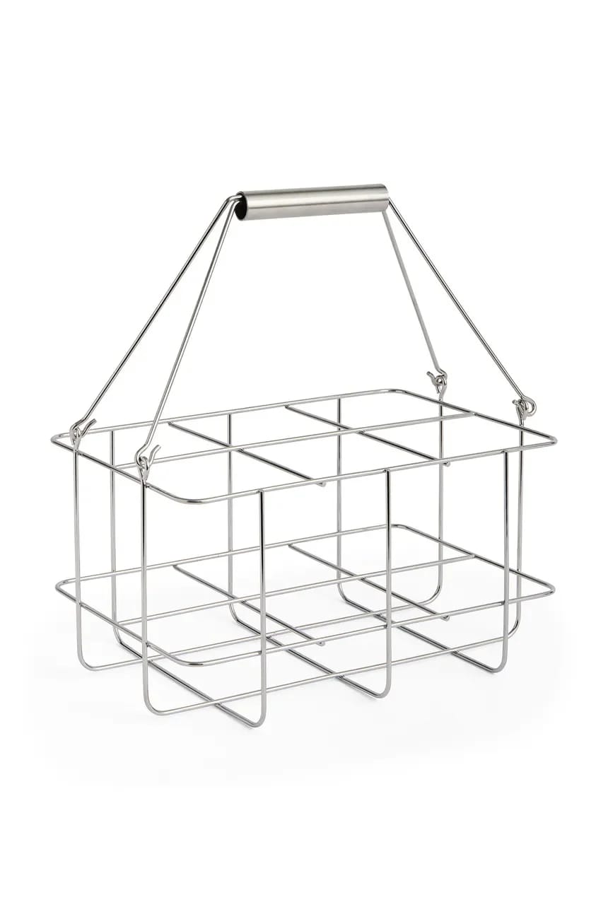 Корзина для бутылок из нержавеющей стали 33 x 22 x 32,5 см.