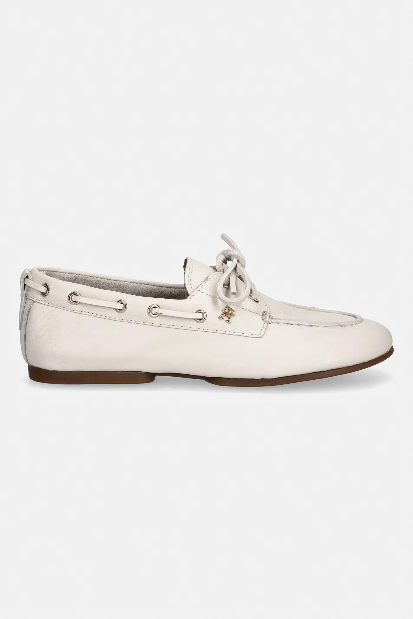 Мокасины женские кожаные TH SLEEK LEATHER BOAT SHOE - фото 2