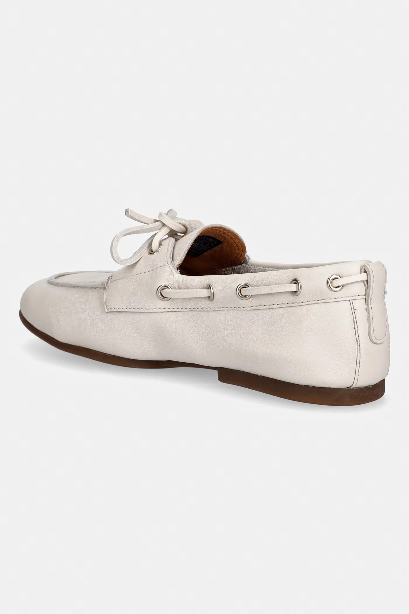 Мокасины женские кожаные TH SLEEK LEATHER BOAT SHOE - фото 3
