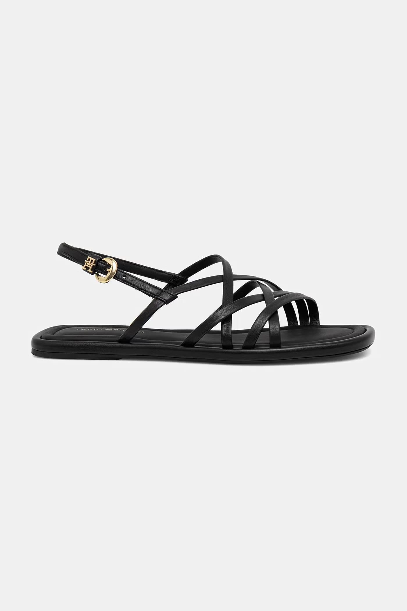 Женские кожаные сандалии FLAT STRAPPY SANDAL LTH - фото 2