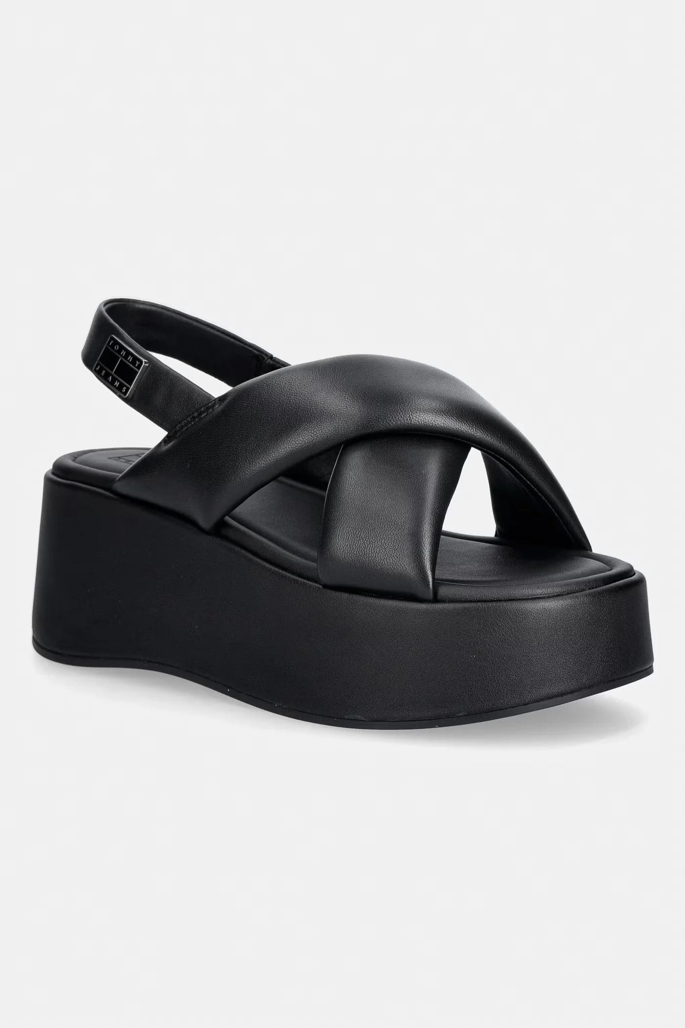 Женские кожаные босоножки на платформе TJW PADDED STRAPS WEDGES