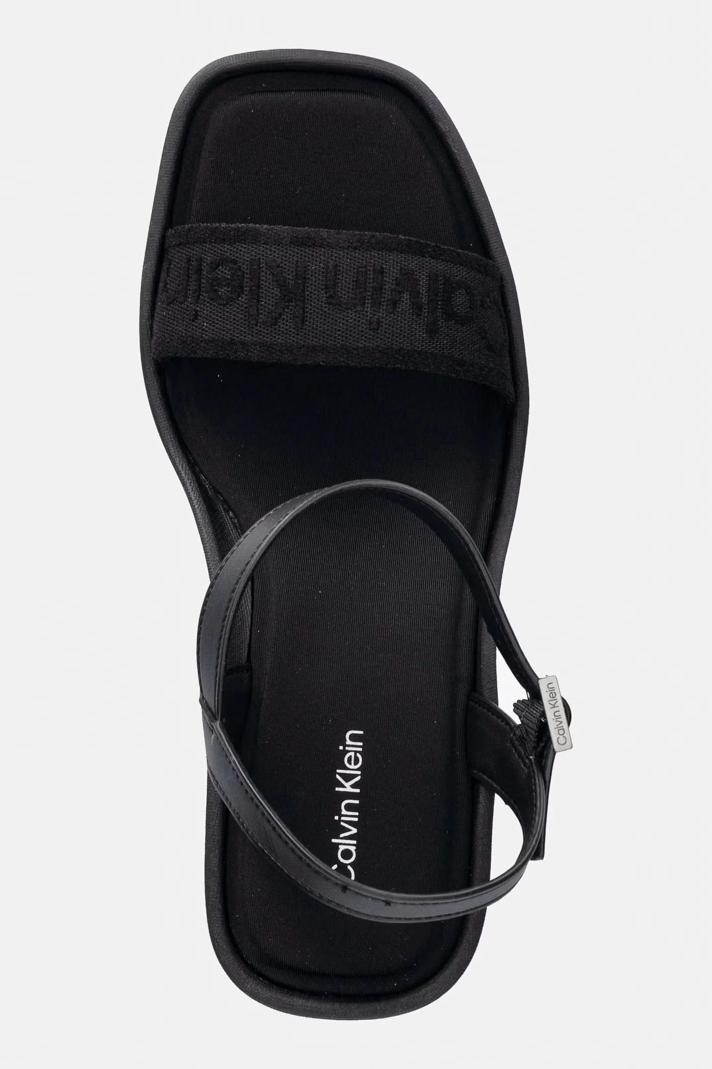 Босоножки на танкетке WEDGE 70 SNDL WEBBING LTH - фото 4