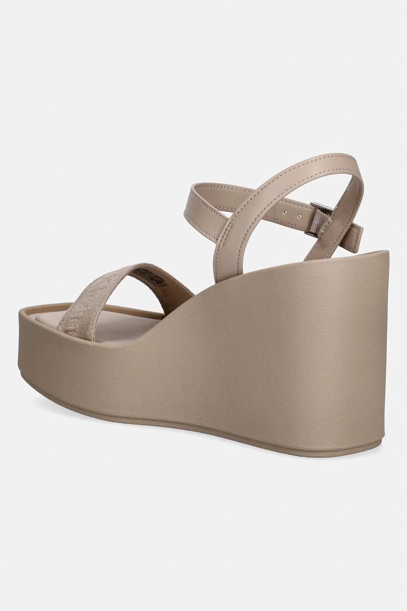 Босоножки на танкетке WEDGE 70 SNDL WEBBING LTH - фото 3