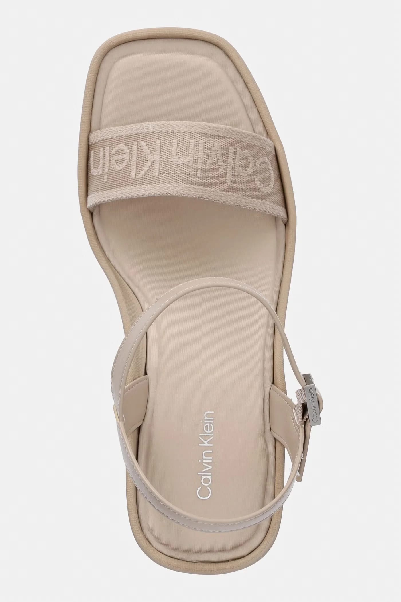 Босоножки на танкетке WEDGE 70 SNDL WEBBING LTH - фото 4