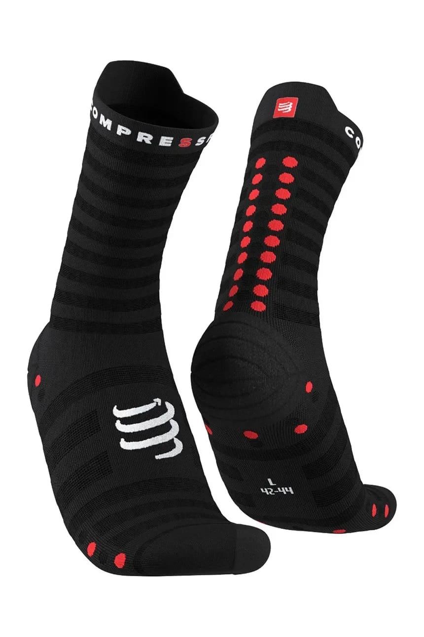 Носки Pro Racing v4.0 Ultralight Run High — белый/сплав
