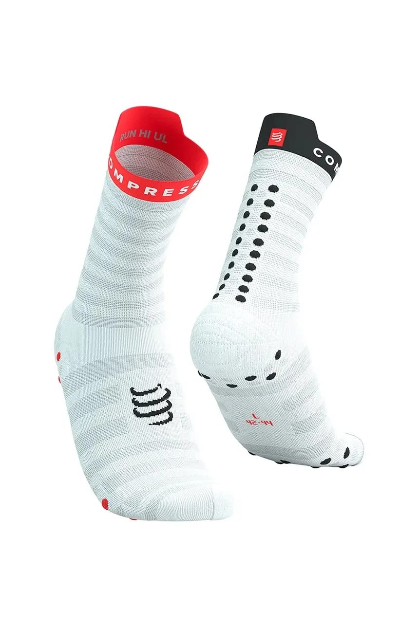 Носки Pro Racing v4.0 Ultralight Run High — белый/сплав