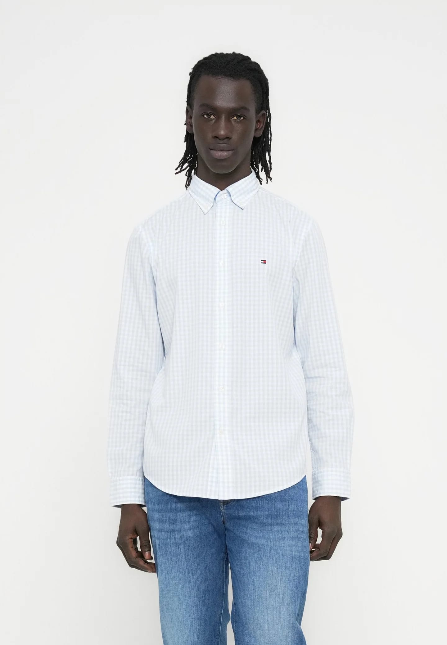 FLEX POPLIN GINGHAM - Рубашка