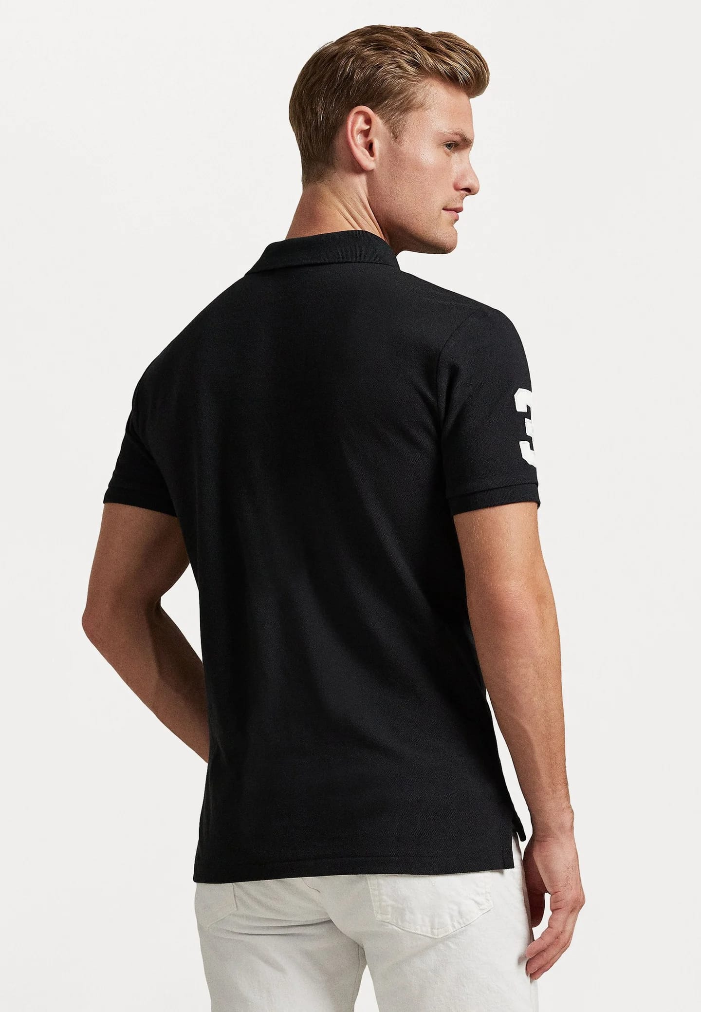 РУБАШКА ПОЛО CUSTOM SLIM FIT BIG PONY MESH - Рубашка поло - фото 3